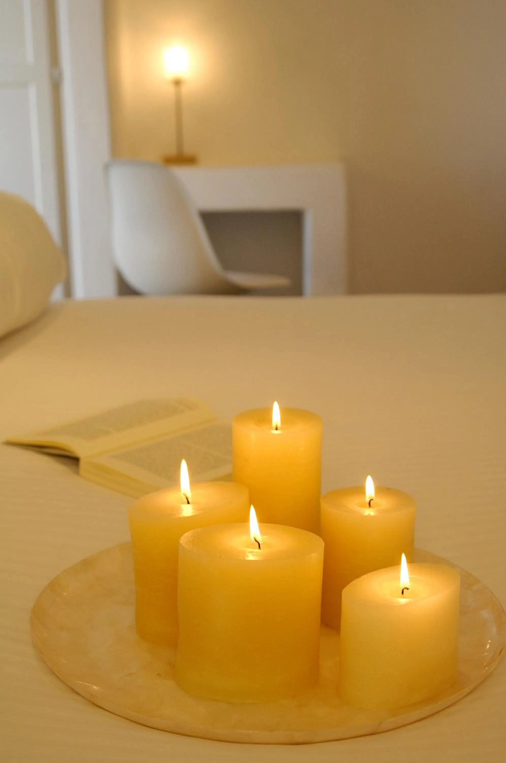 Decorative detail, Bed in Kapetan Tasos Suites