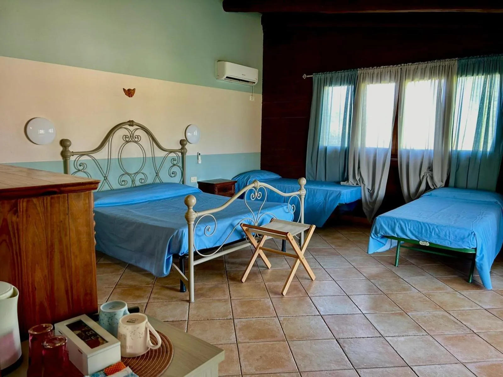 Bed in Agriturismo Podere Farnesiana