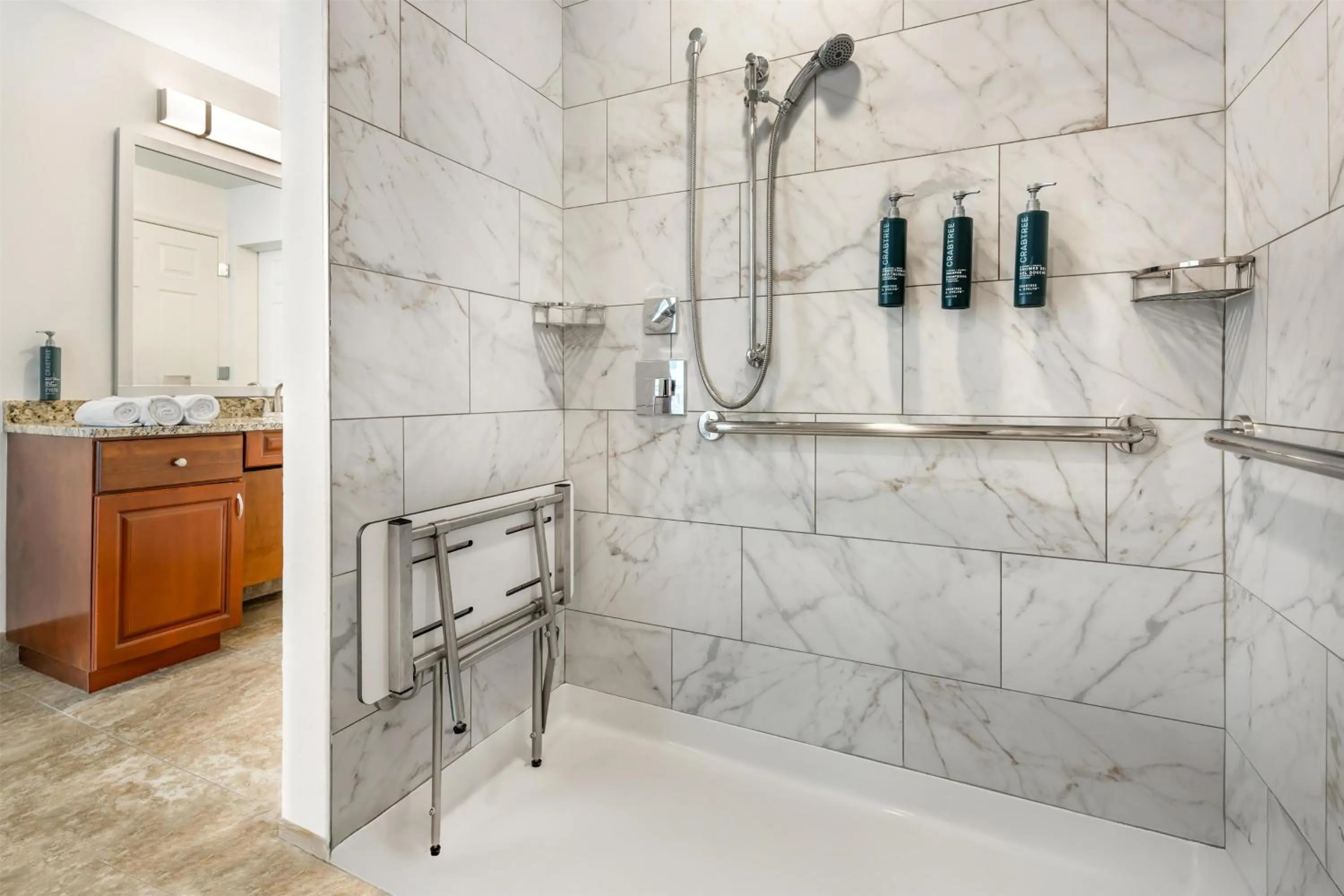 Bathroom in Hilton Vacation Club Grand Beach Orlando