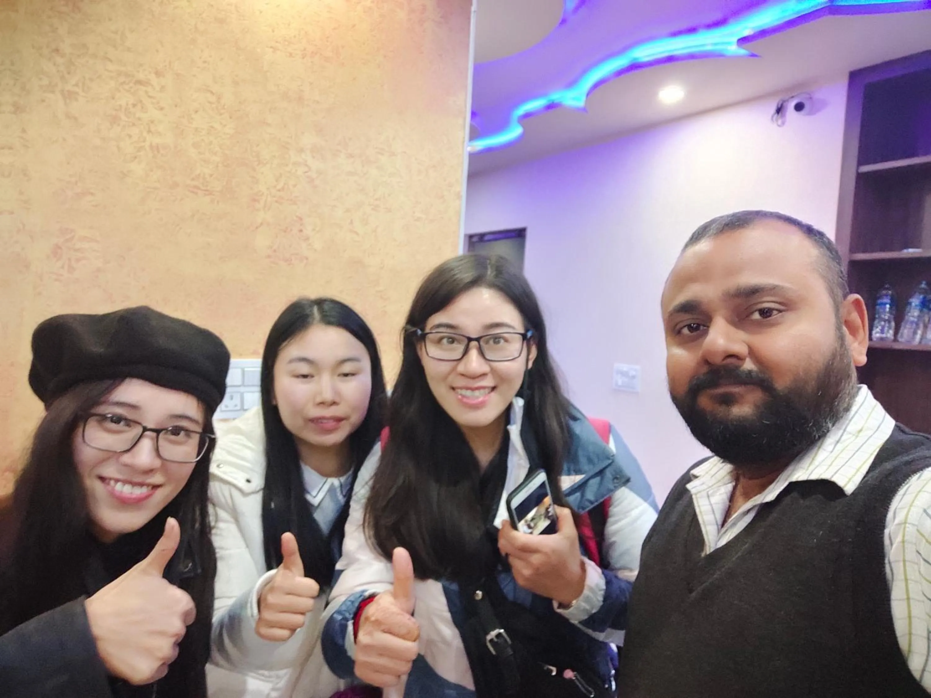 group of guests in Big Brother hostel Hotel