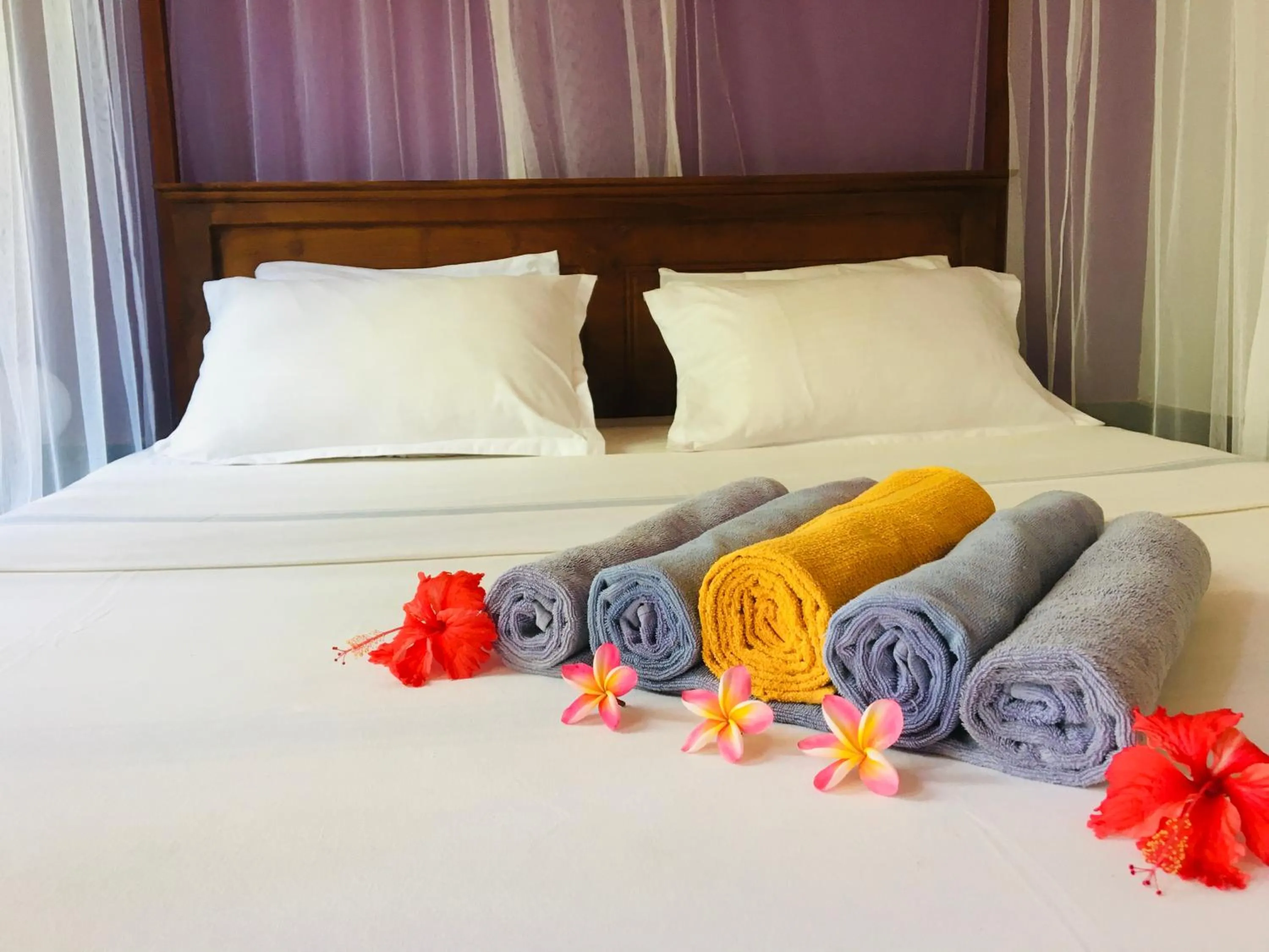 Bed in Turtle Eco Beach