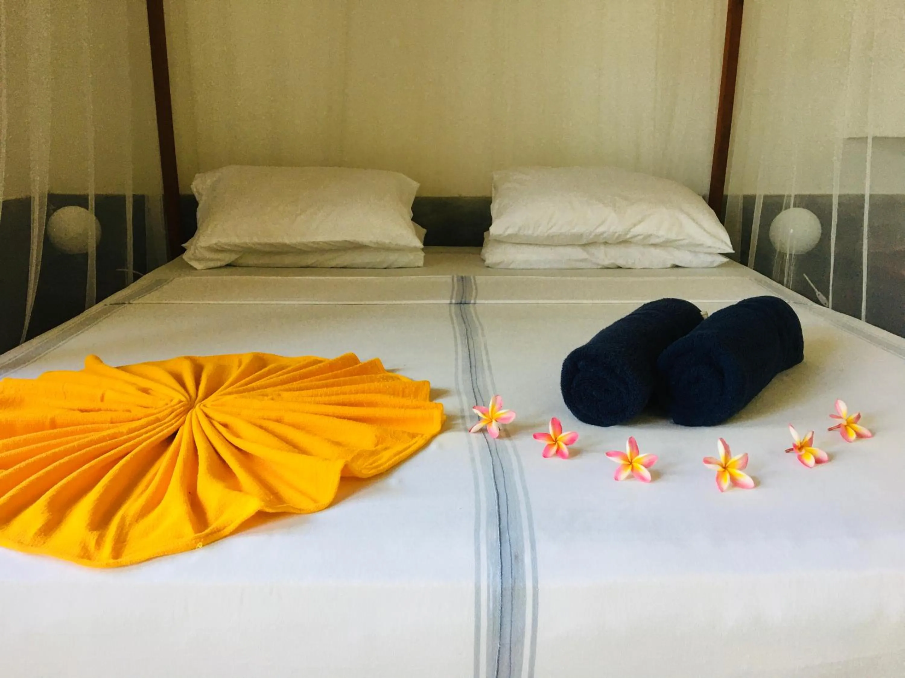 Bed in Turtle Eco Beach