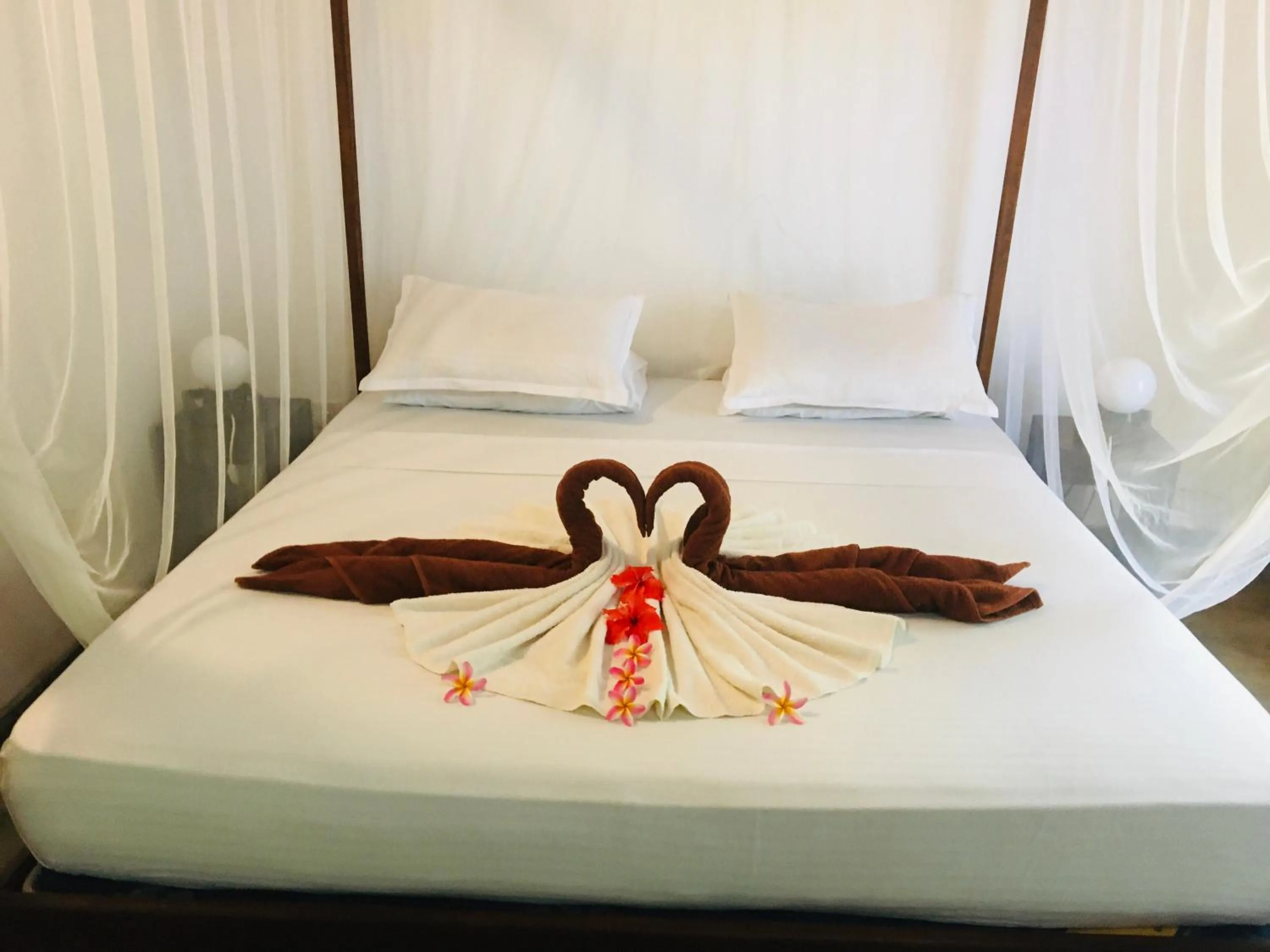 Bed in Turtle Eco Beach