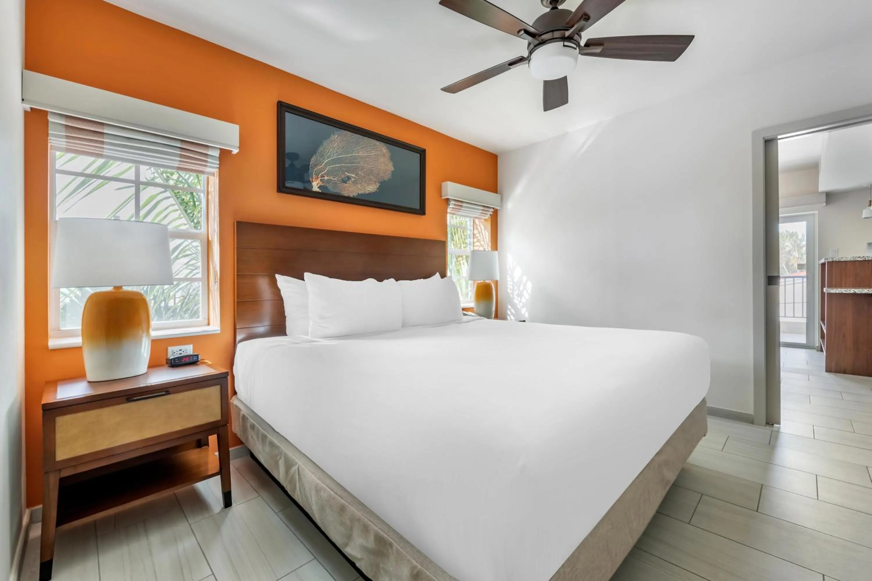 Bed in Hilton Vacation Club Flamingo Beach Sint Maarten