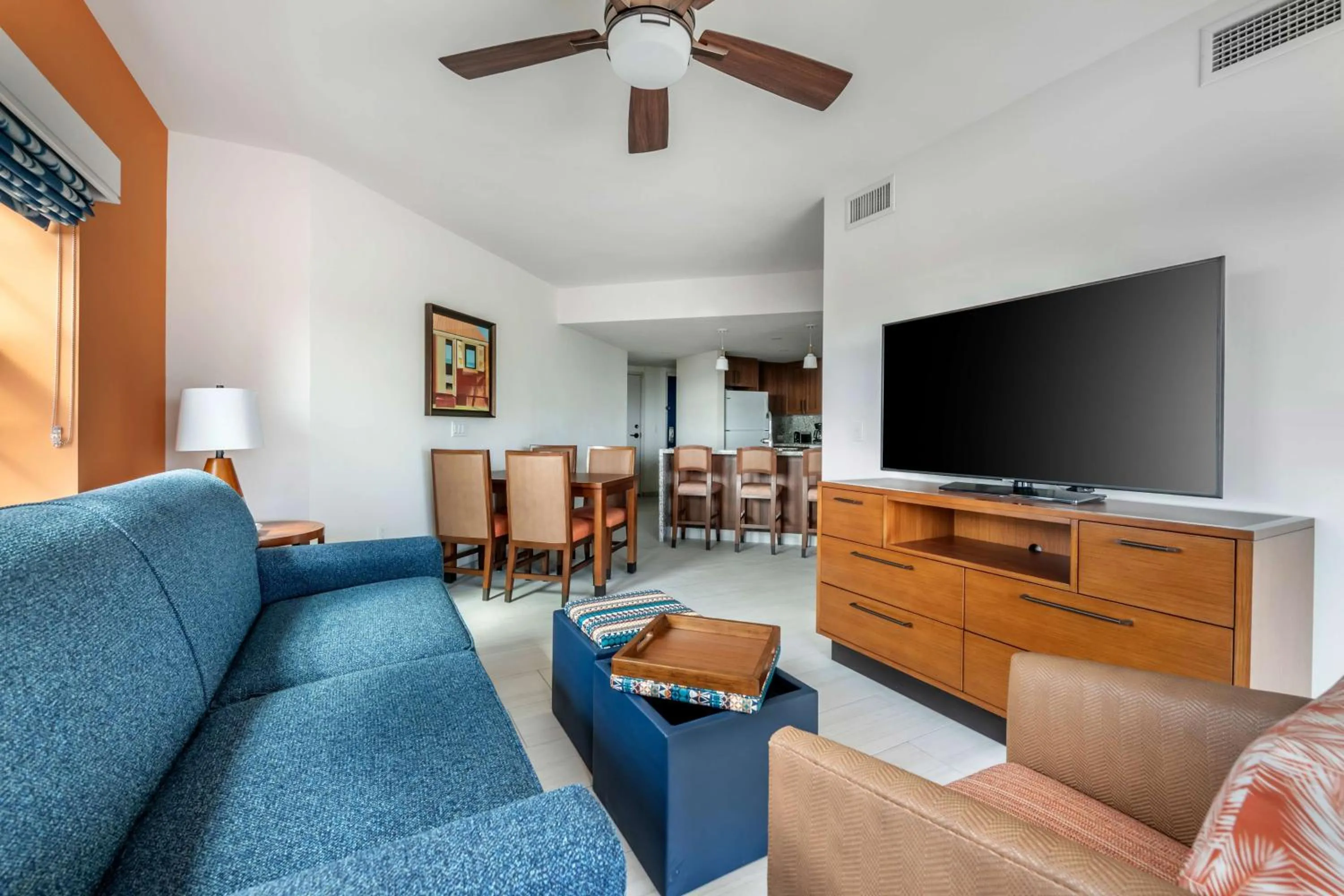 TV and multimedia in Hilton Vacation Club Flamingo Beach Sint Maarten