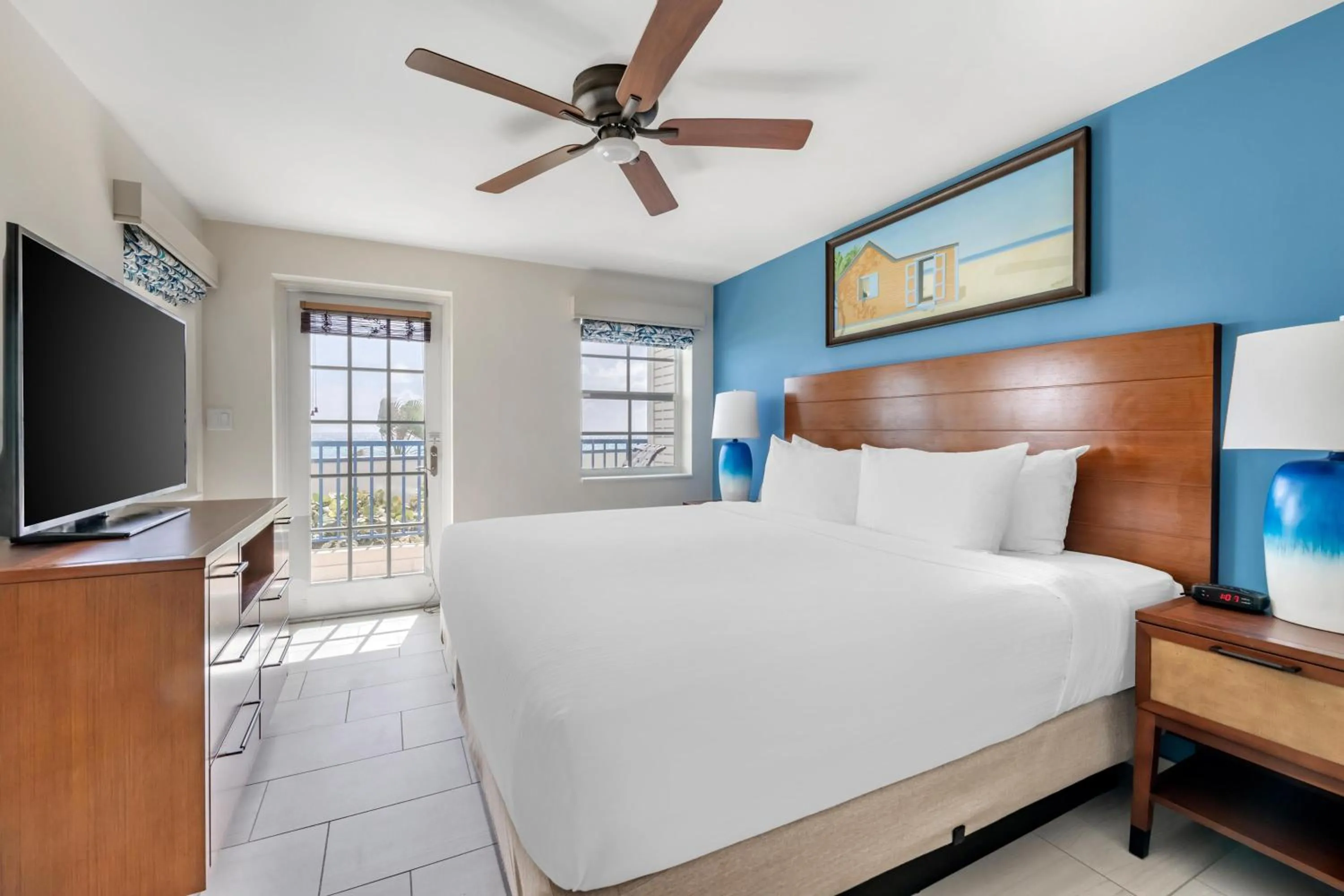 Bed in Hilton Vacation Club Flamingo Beach Sint Maarten