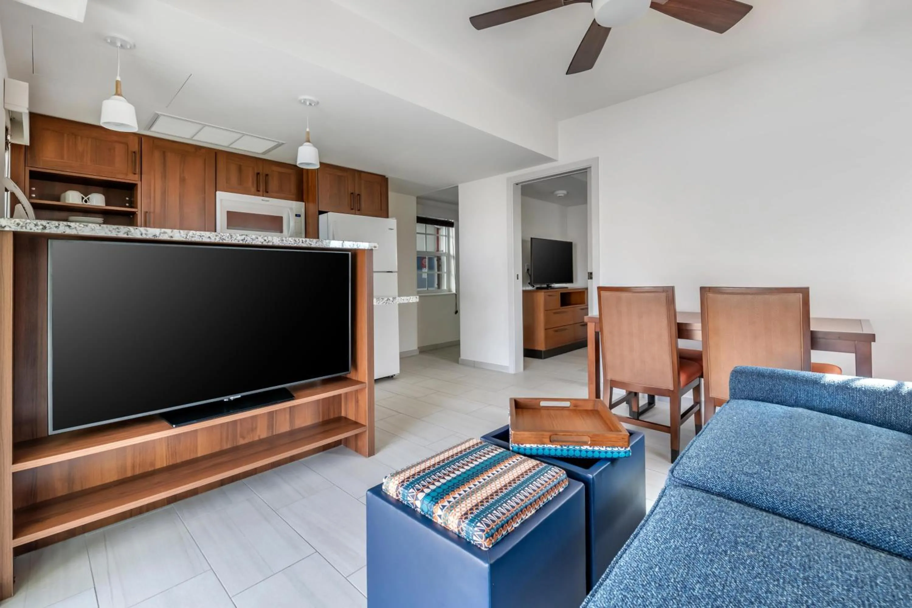 Living room in Hilton Vacation Club Flamingo Beach Sint Maarten