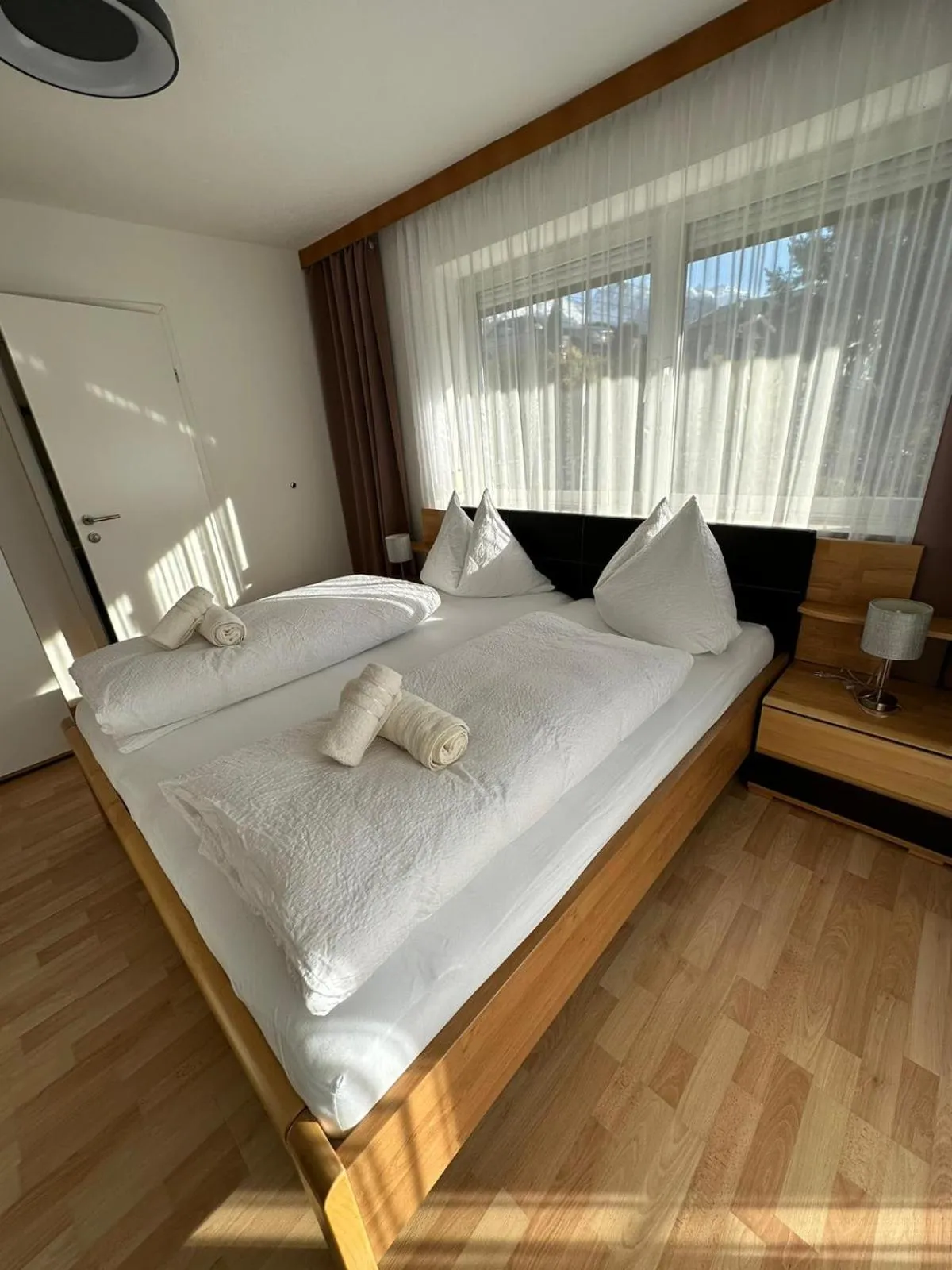 Bedroom, Bed in Pension Alpina