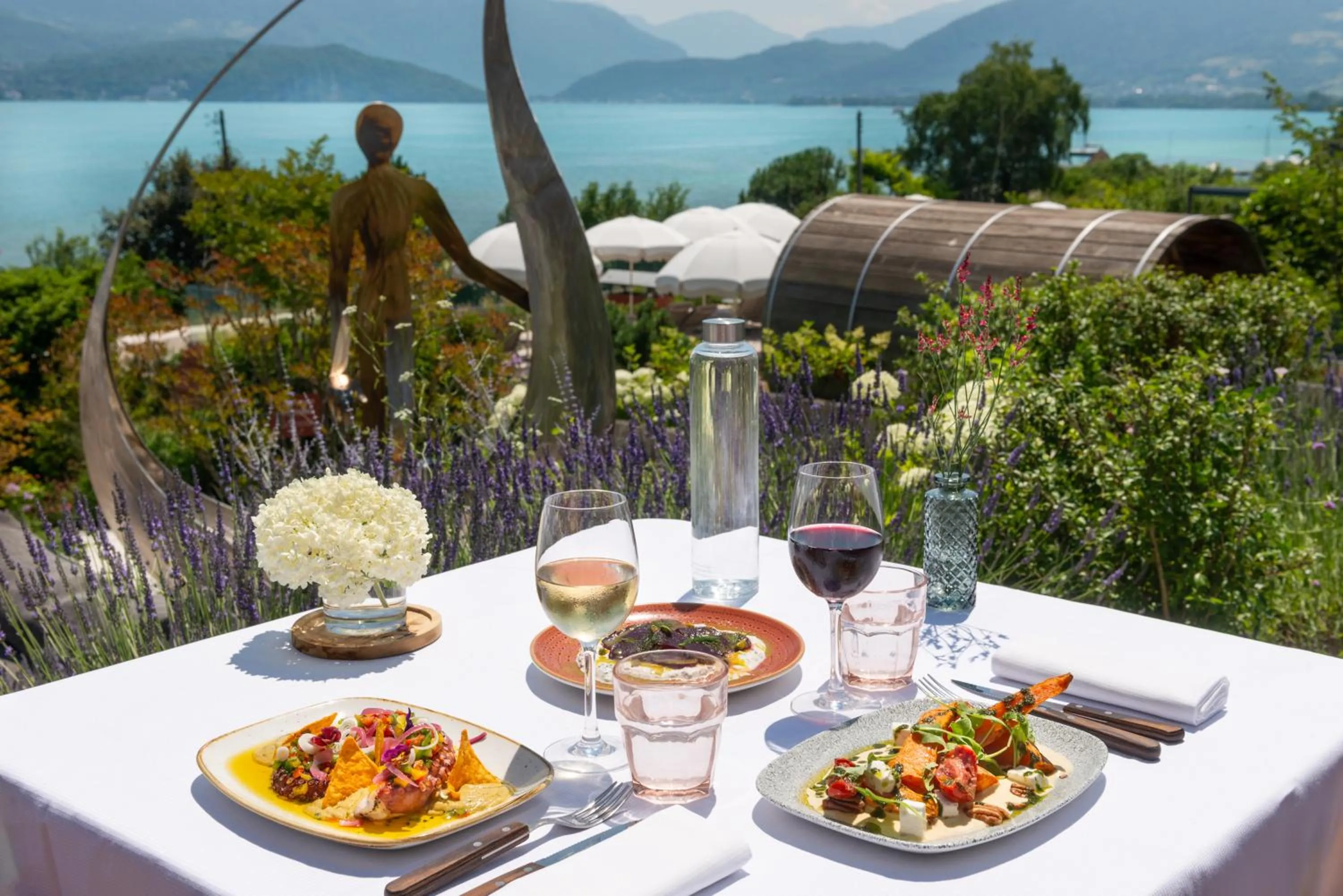 Lunch in Hôtel Beauregard, The Originals Relais
