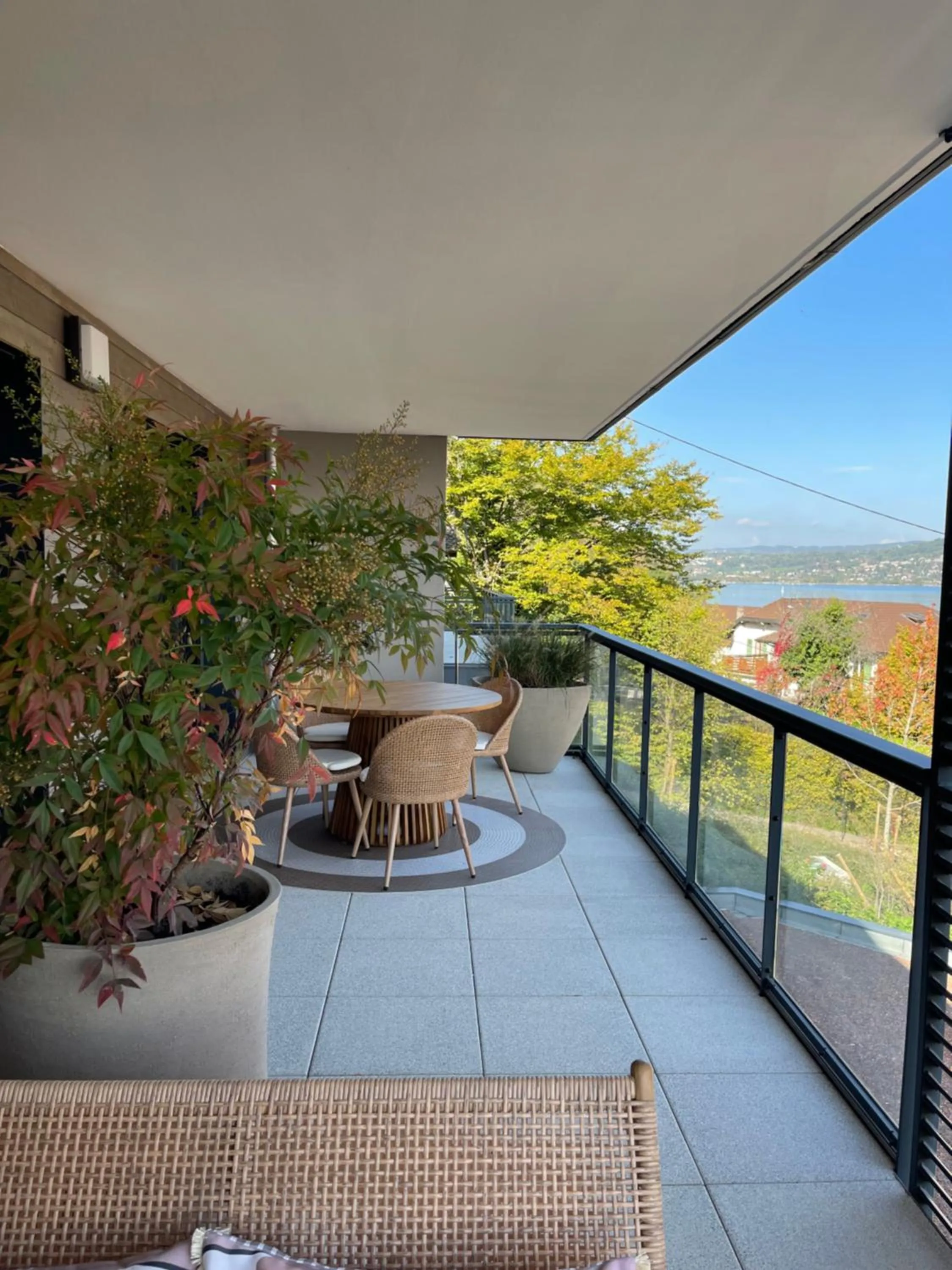 Patio in Hôtel Beauregard, The Originals Relais