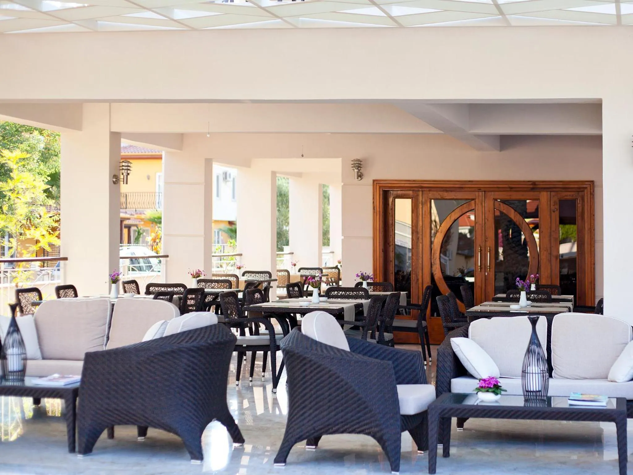 Garden in Montana Hotel