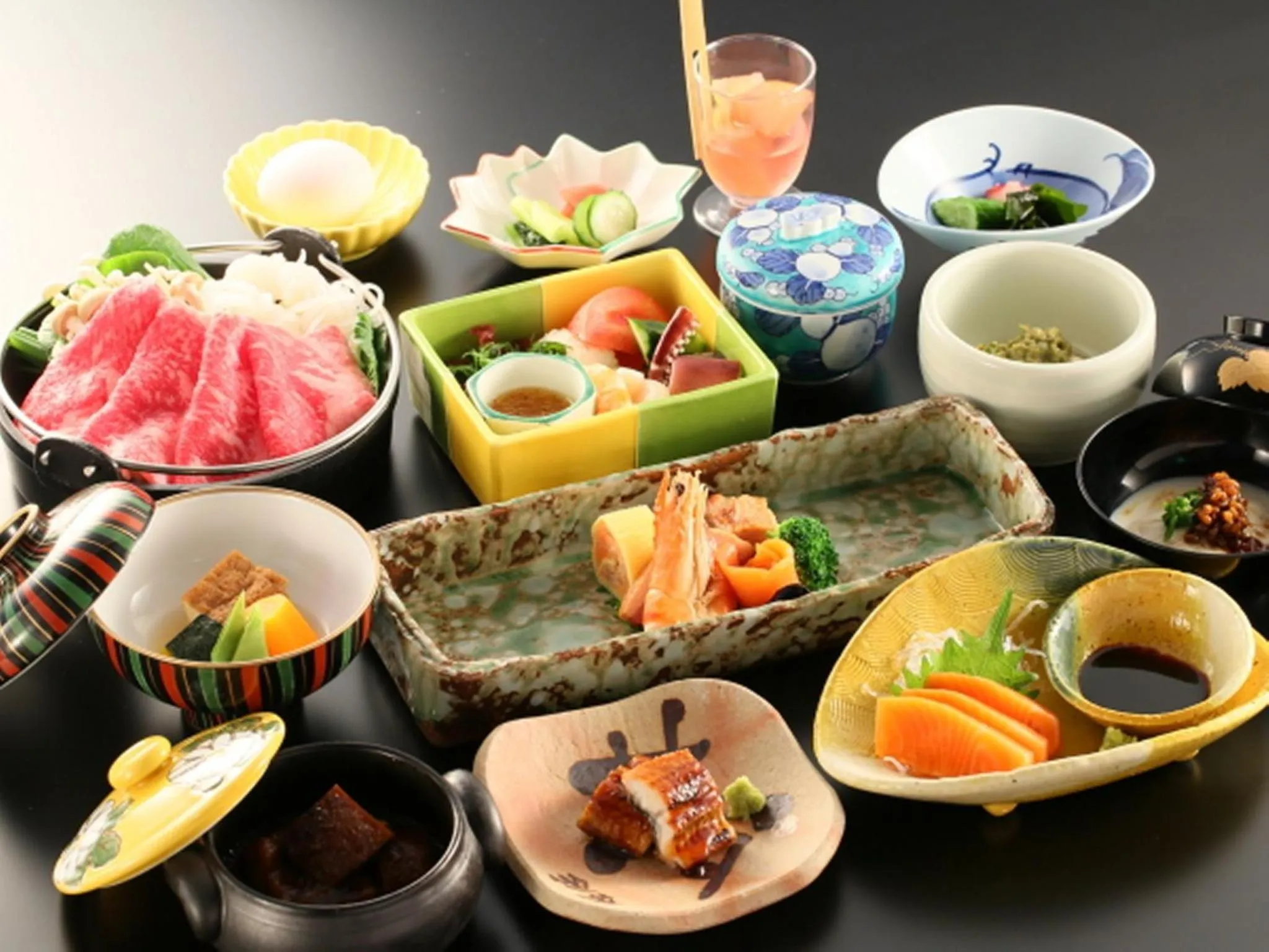 Dinner in Hotel Yume-no-yu