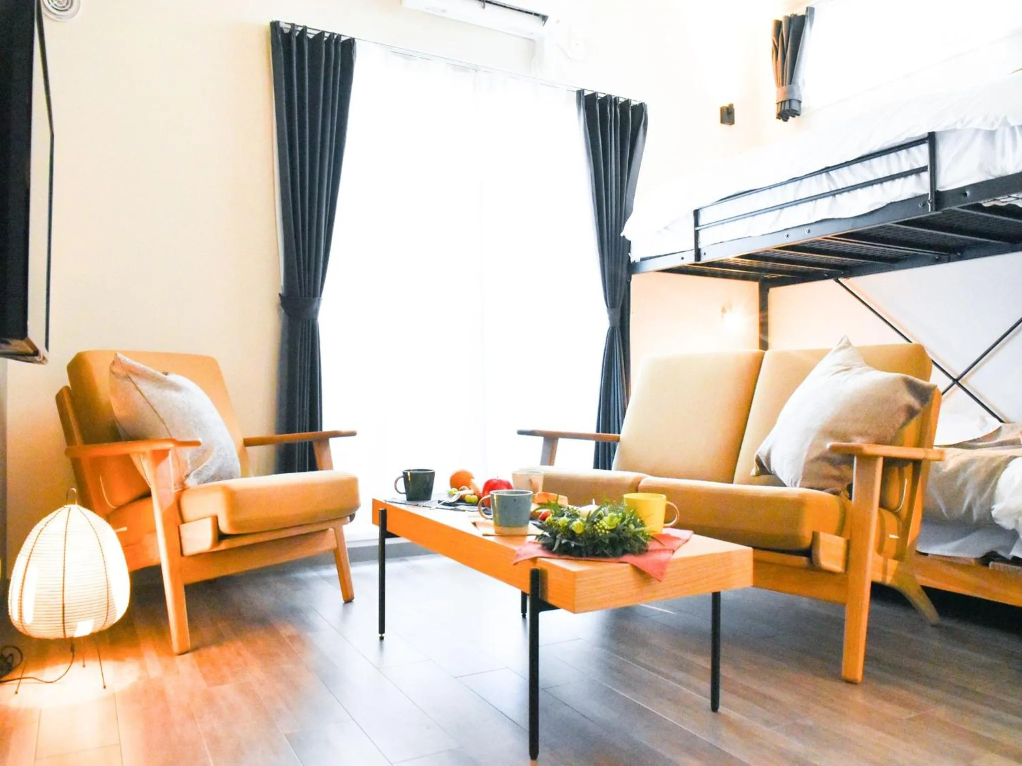 Photo of the whole room, Bed in UCHI Living stay Odori 11