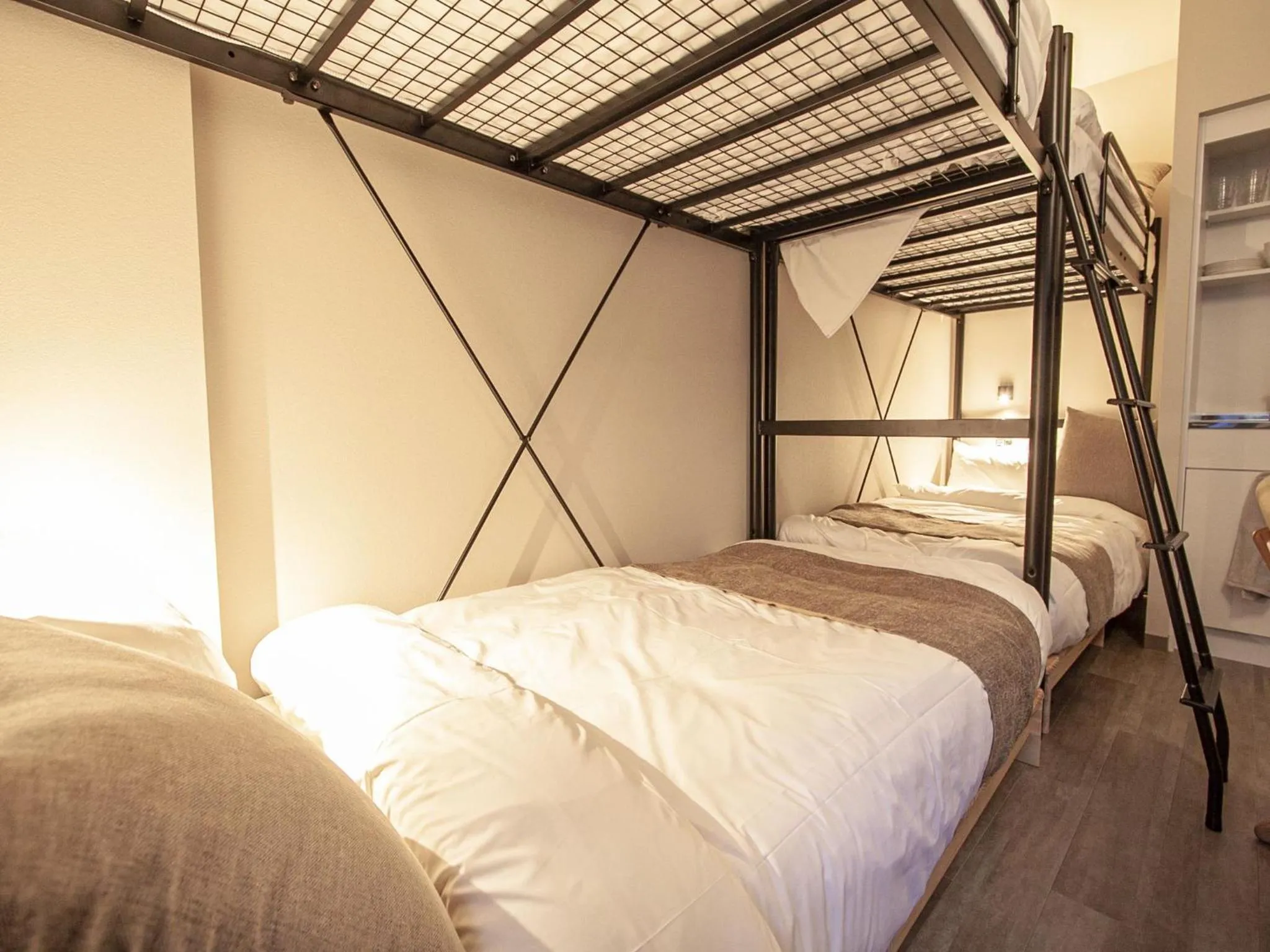 bunk bed, Bed in UCHI Living stay Odori 11