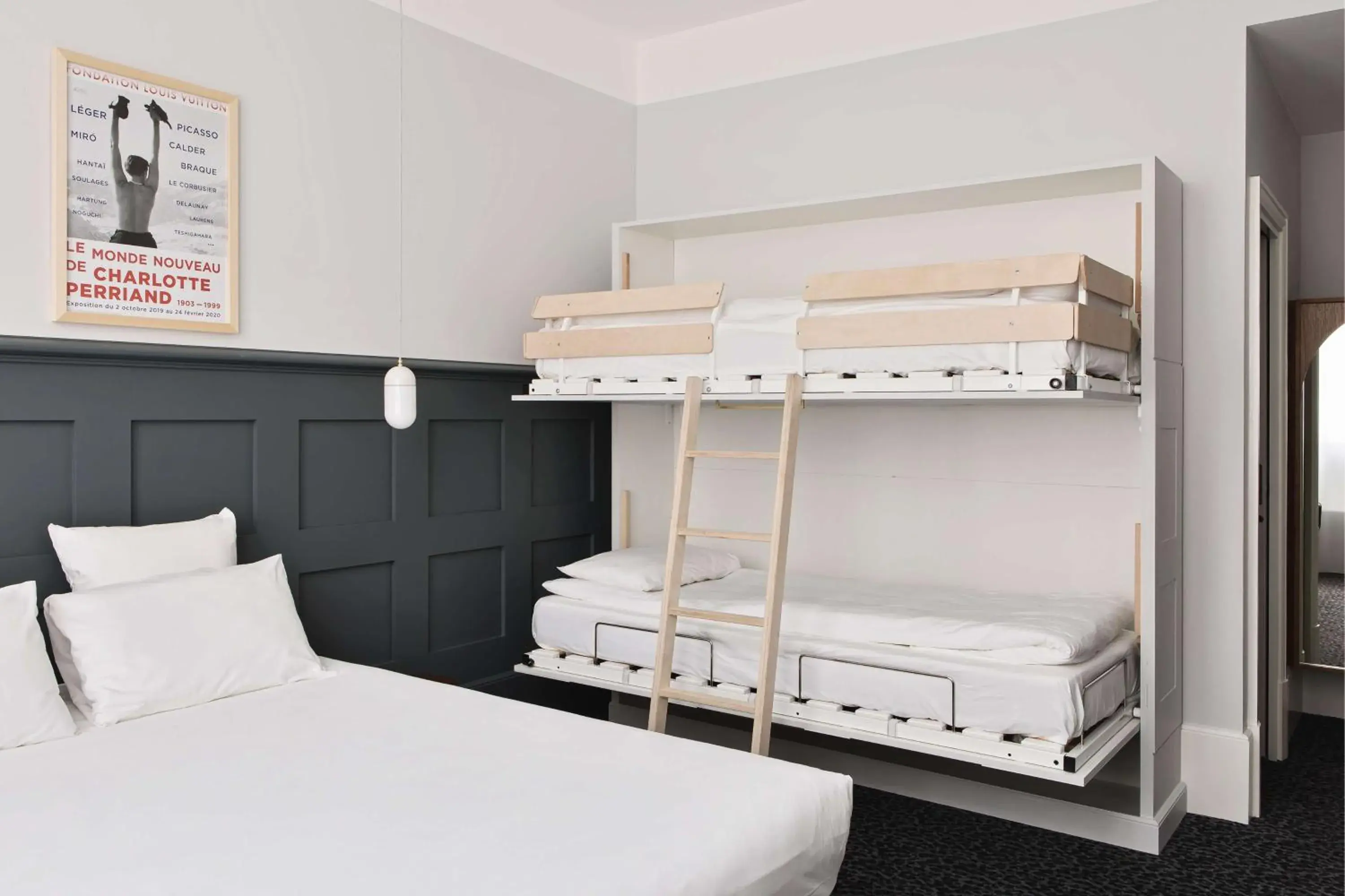 Family Room with One Queen Bed and One Bunk Bed - Non-Smoking in Hotel De Verdun 1882, BW Signature Collection Family Room with One Queen Bed and One Bunk Bed - Non-Smoking in Hotel De Verdun 1882, BW Signature Collection