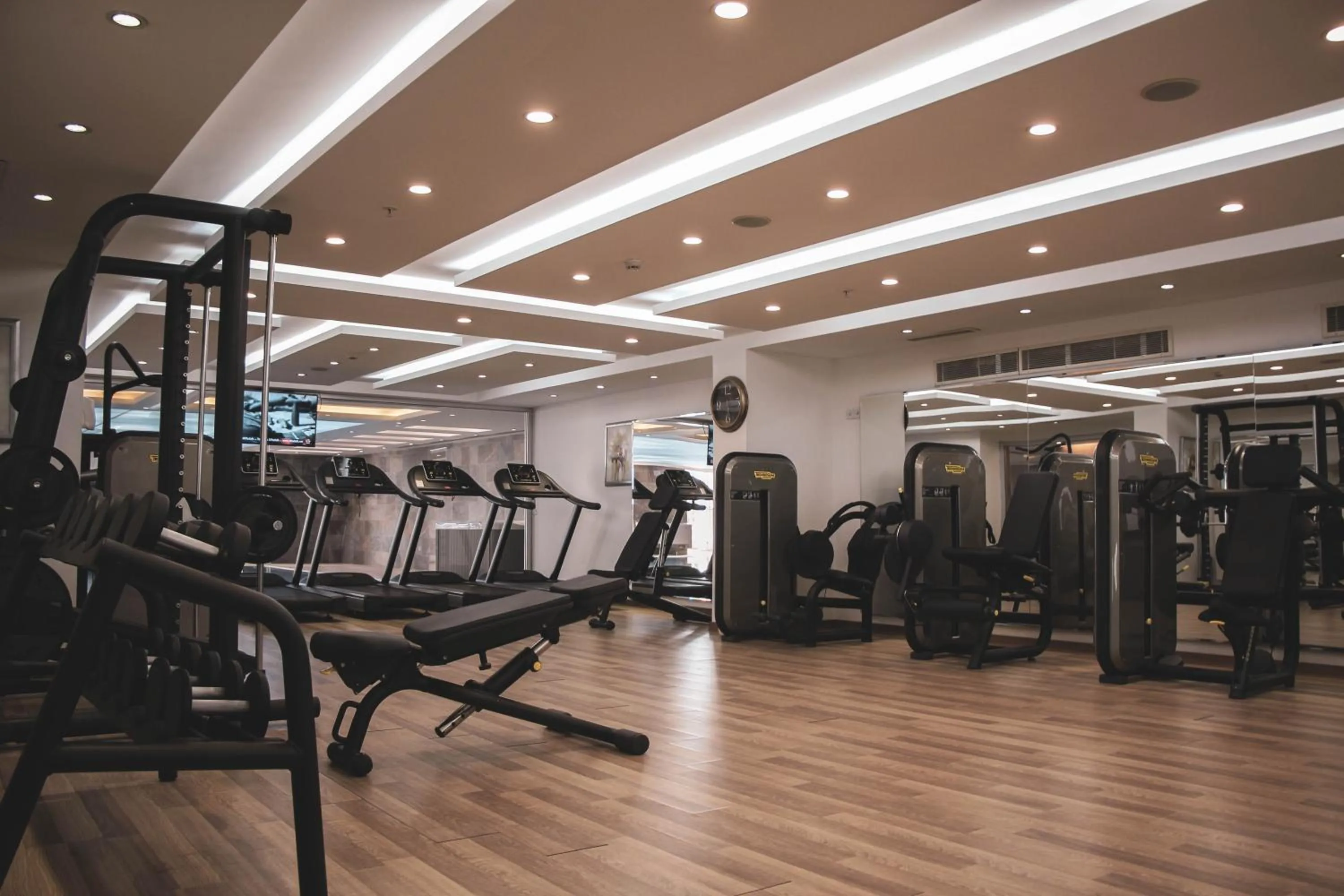 Fitness centre/facilities in Erbil International Hotel