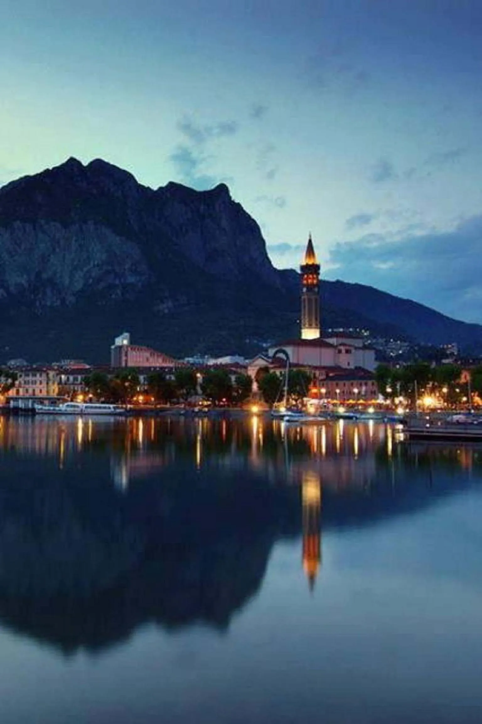 Bird's eye view in HLL Hotel Lungolago Lecco-Como Lake