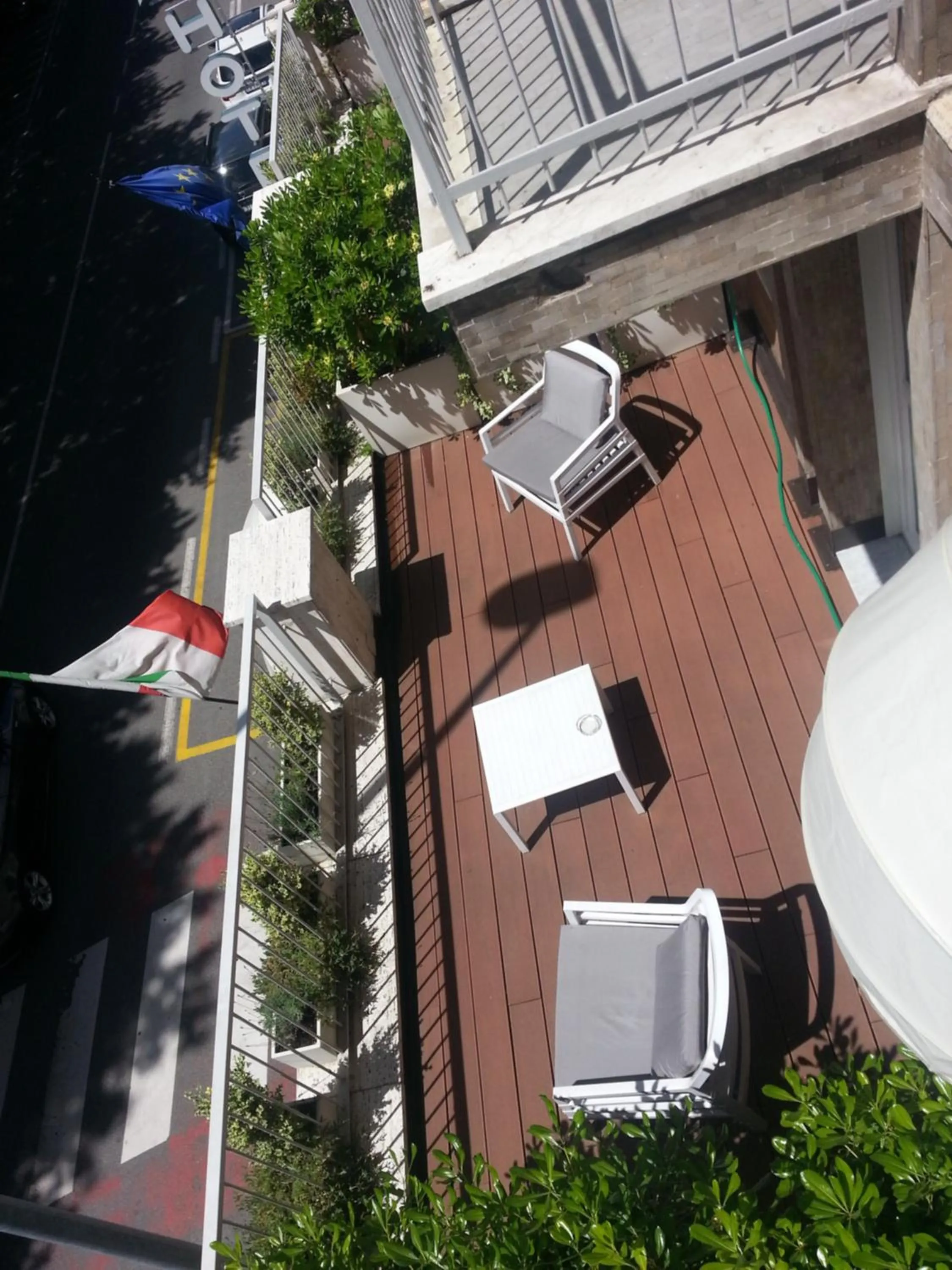 Balcony/Terrace in HLL Hotel Lungolago Lecco-Como Lake