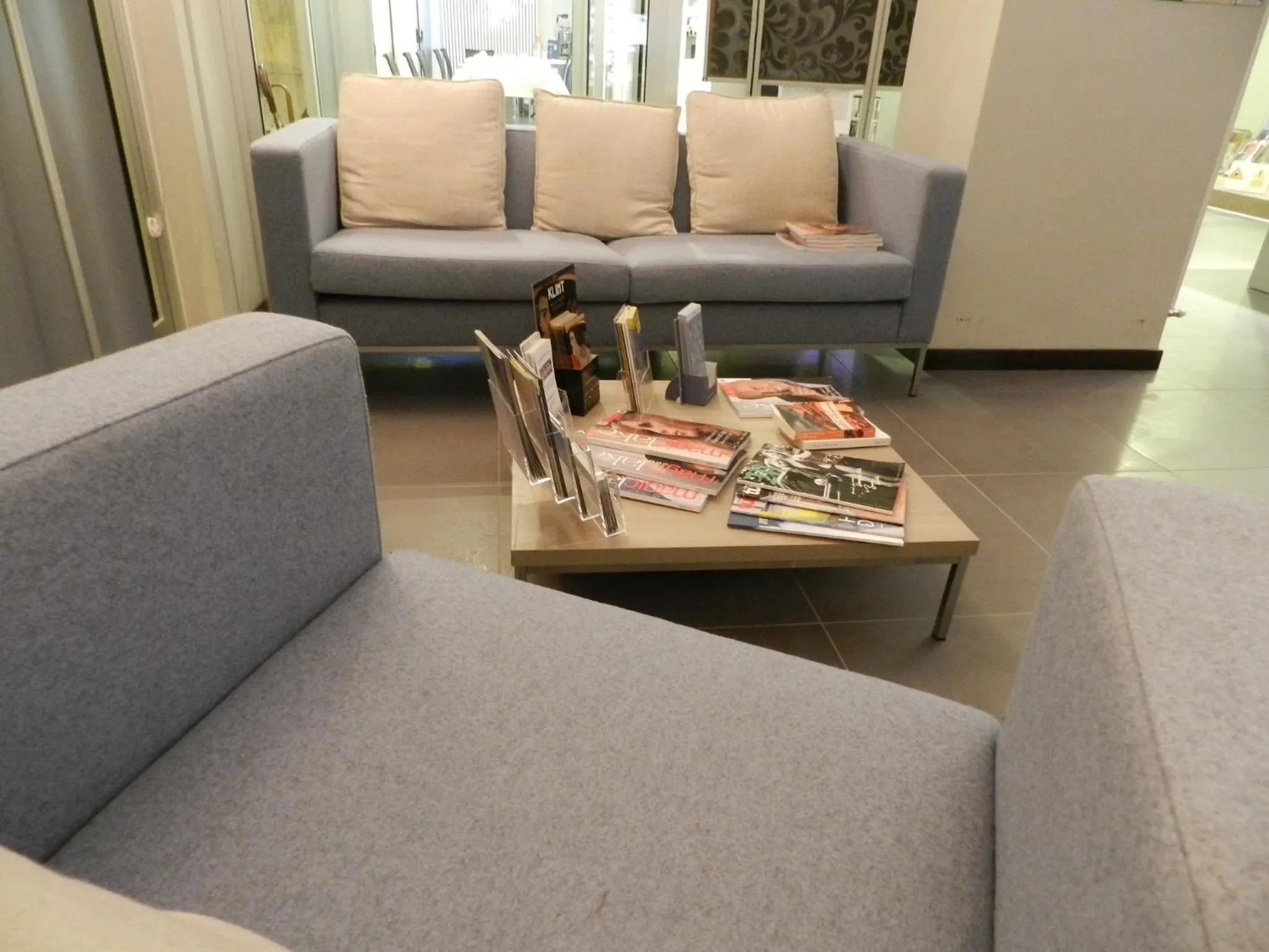 Living room in HLL Hotel Lungolago Lecco-Como Lake