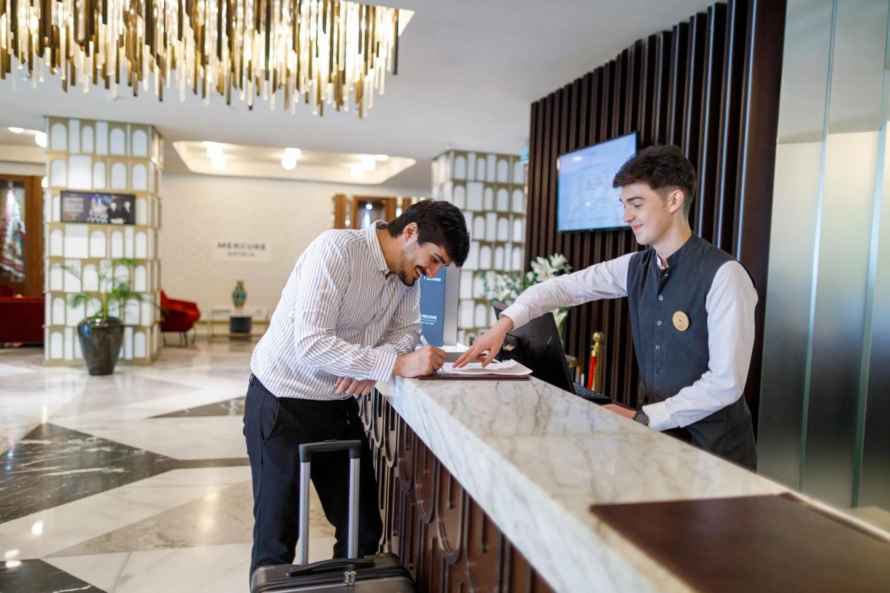 Lobby or reception in Mercure Baku City