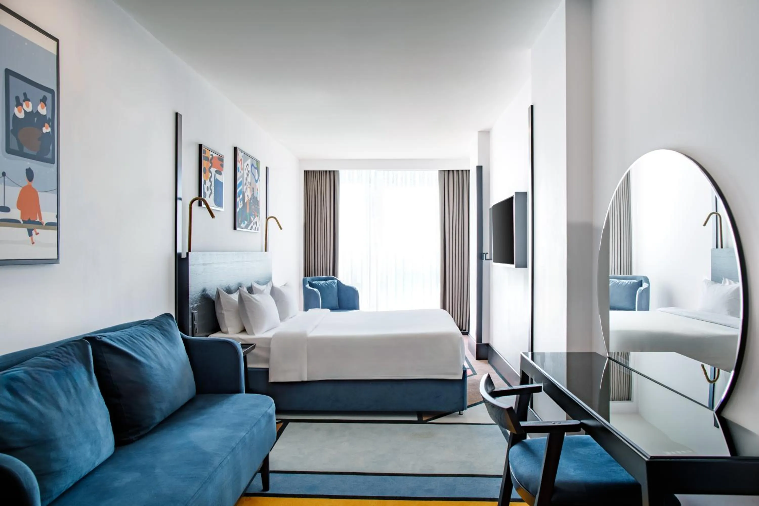 Bed in Mercure Baku City