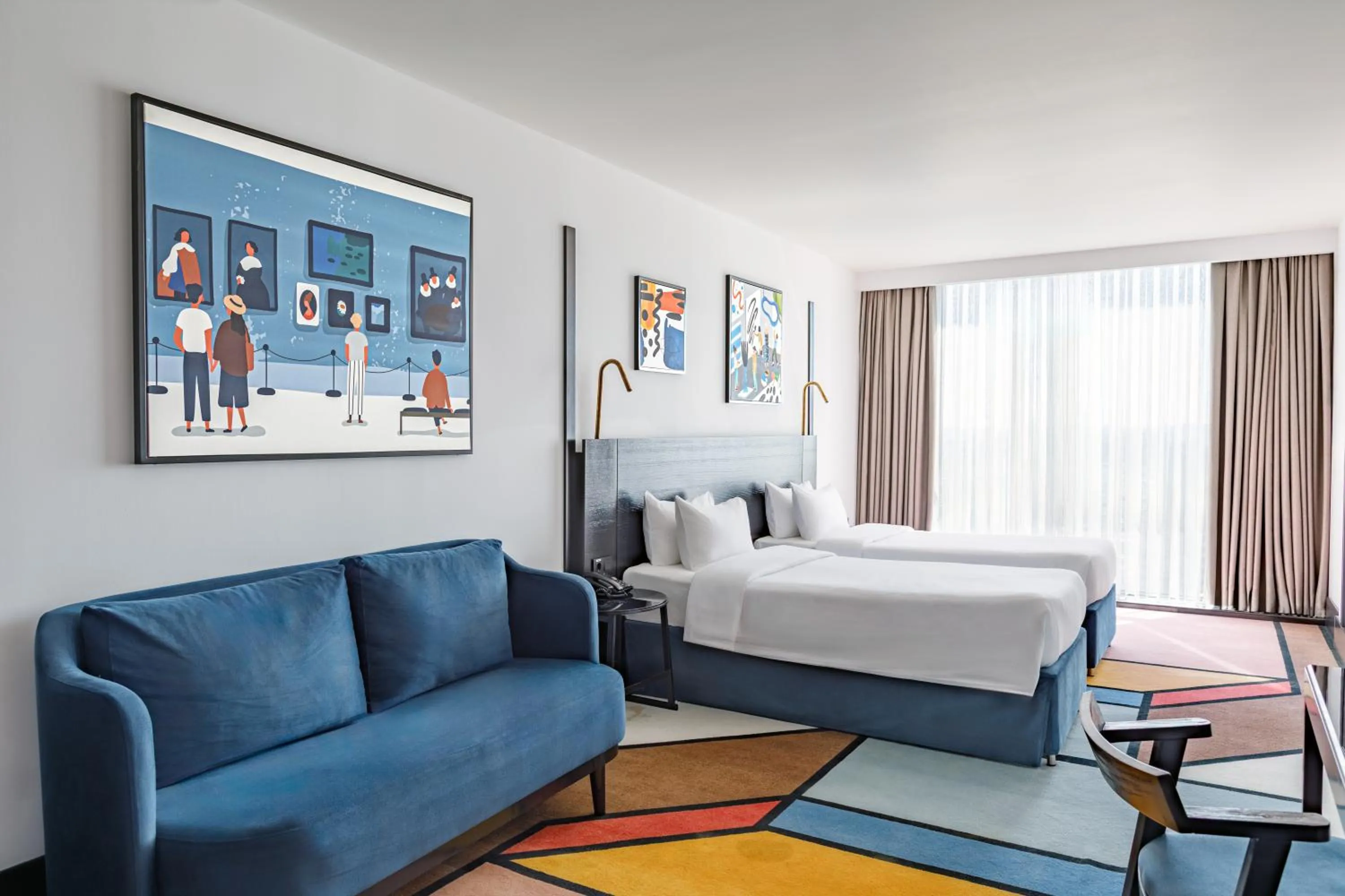 Bed in Mercure Baku City