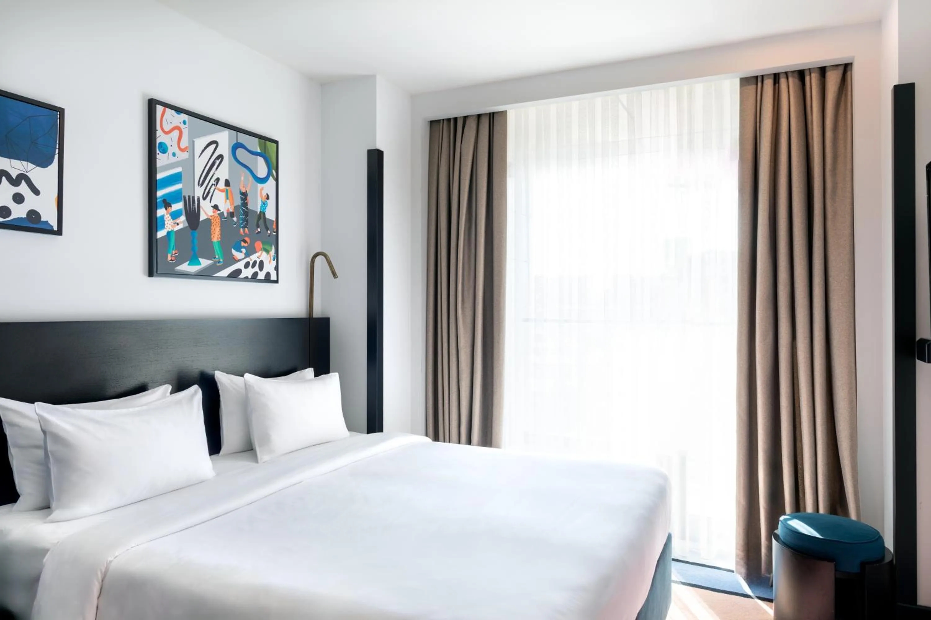 Bed in Mercure Baku City