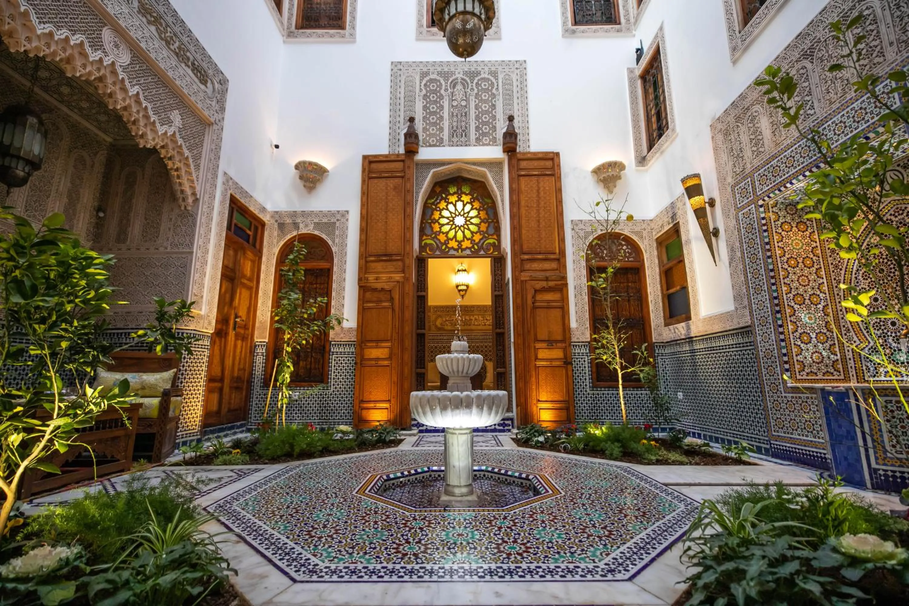 Garden in Riad Sidrat Fes
