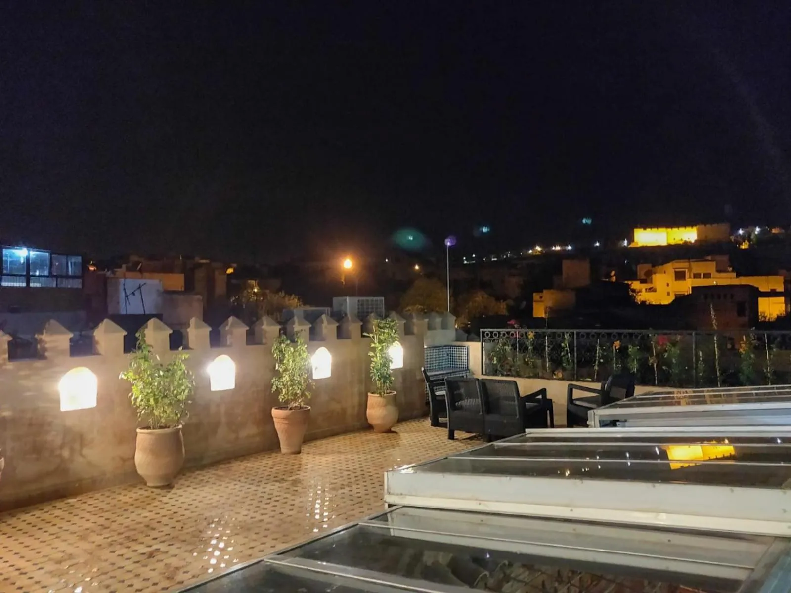 Balcony/Terrace in Riad Sidrat Fes