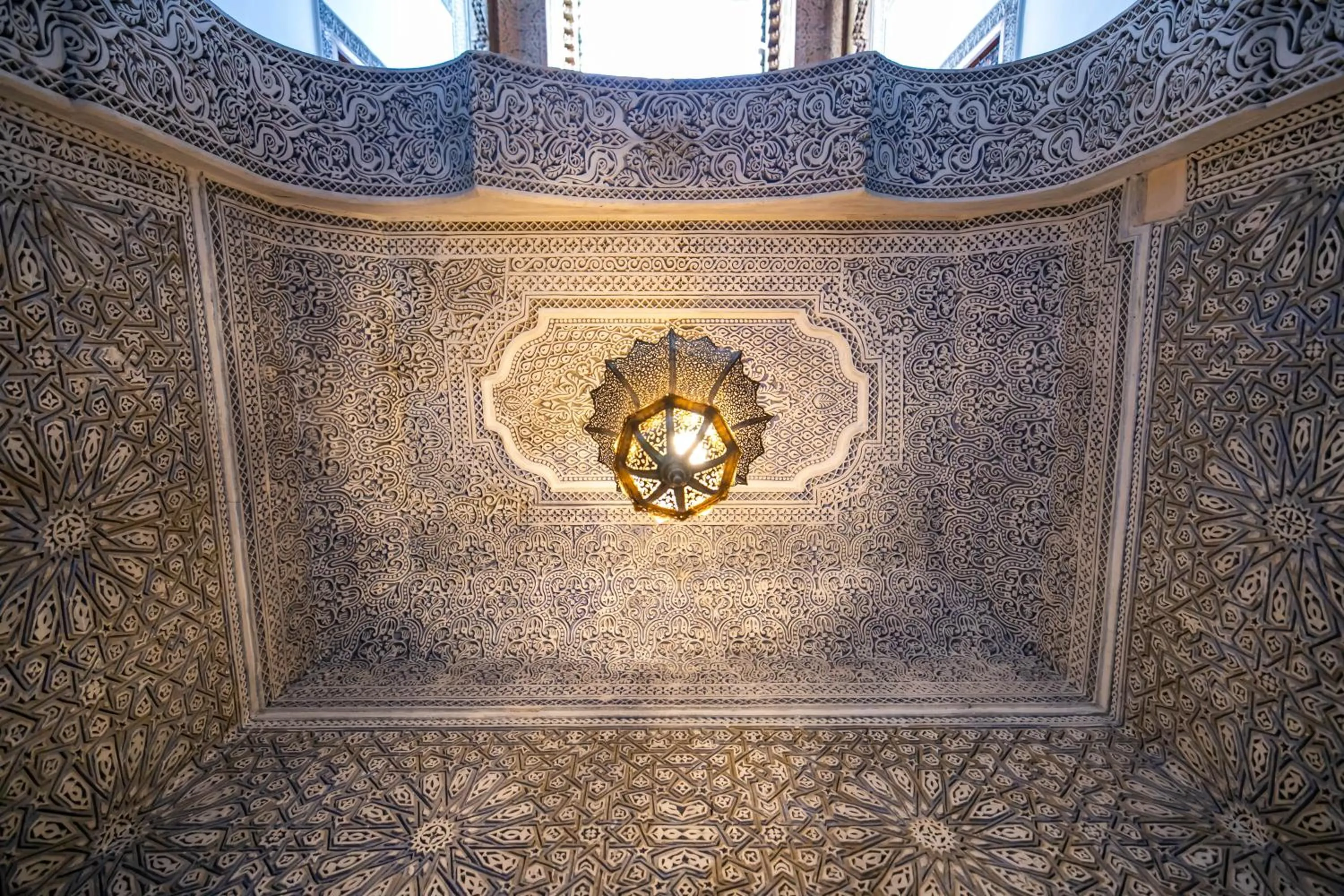 Decorative detail in Riad Sidrat Fes