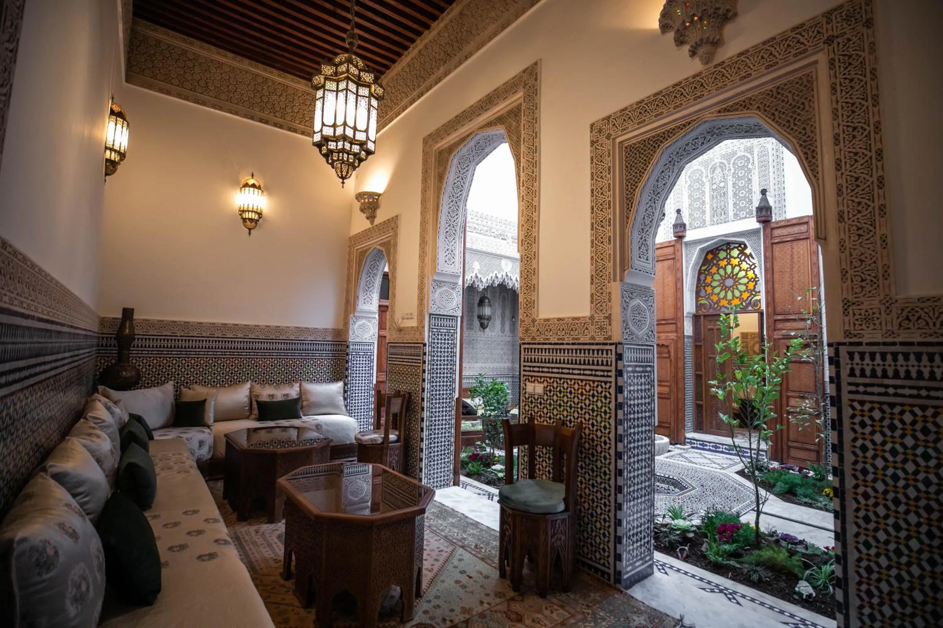 Lobby or reception in Riad Sidrat Fes