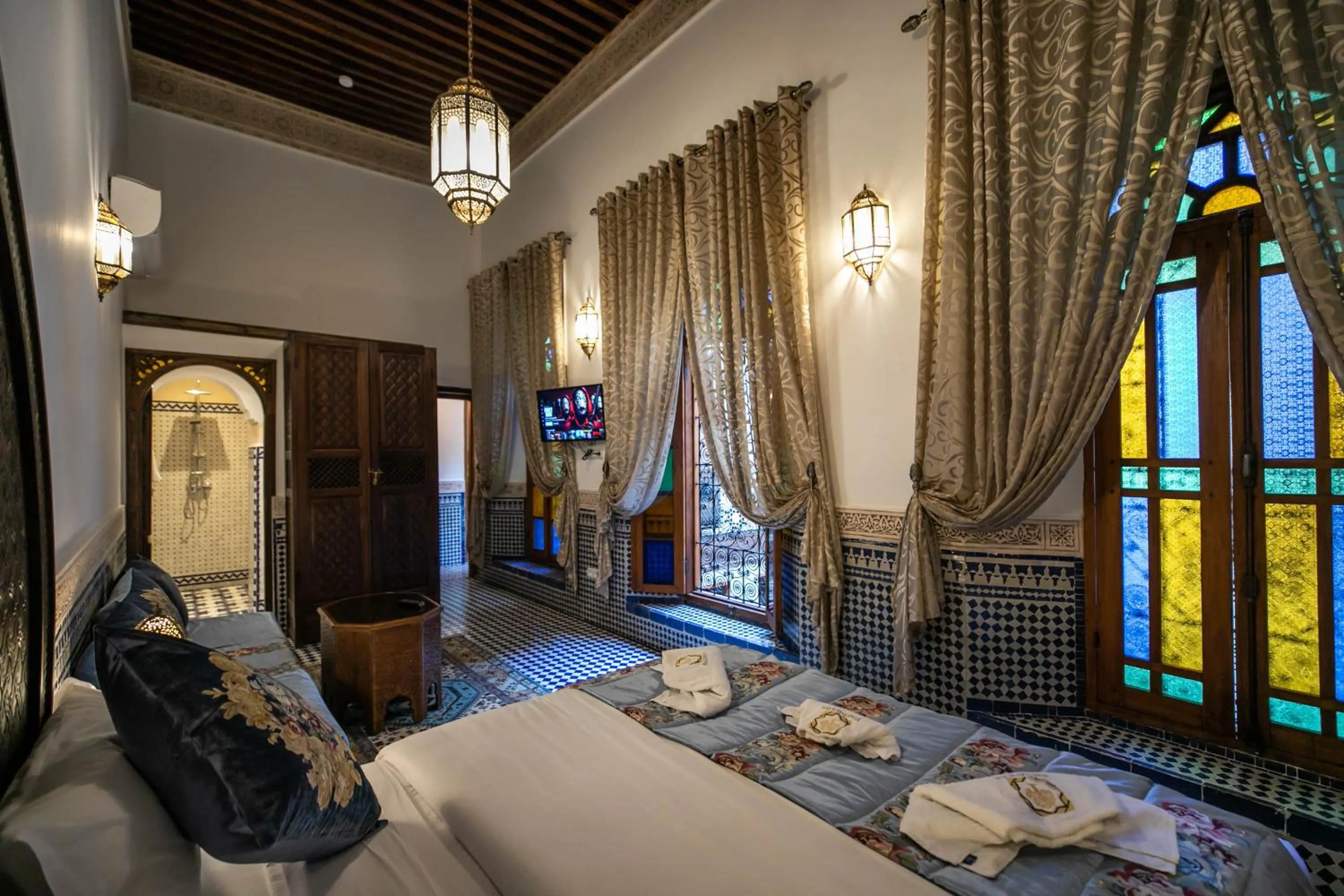 Bedroom, Bed in Riad Sidrat Fes