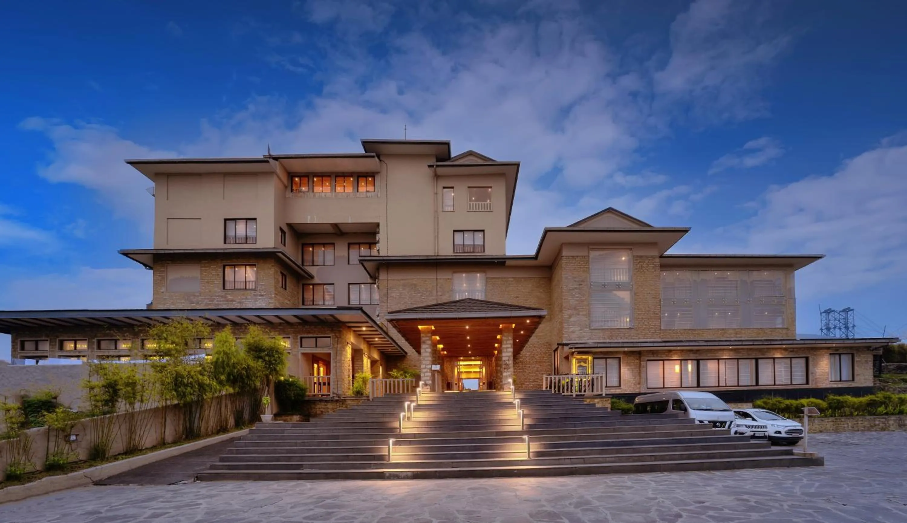 Property building in Sarangkot Mountain Lodge