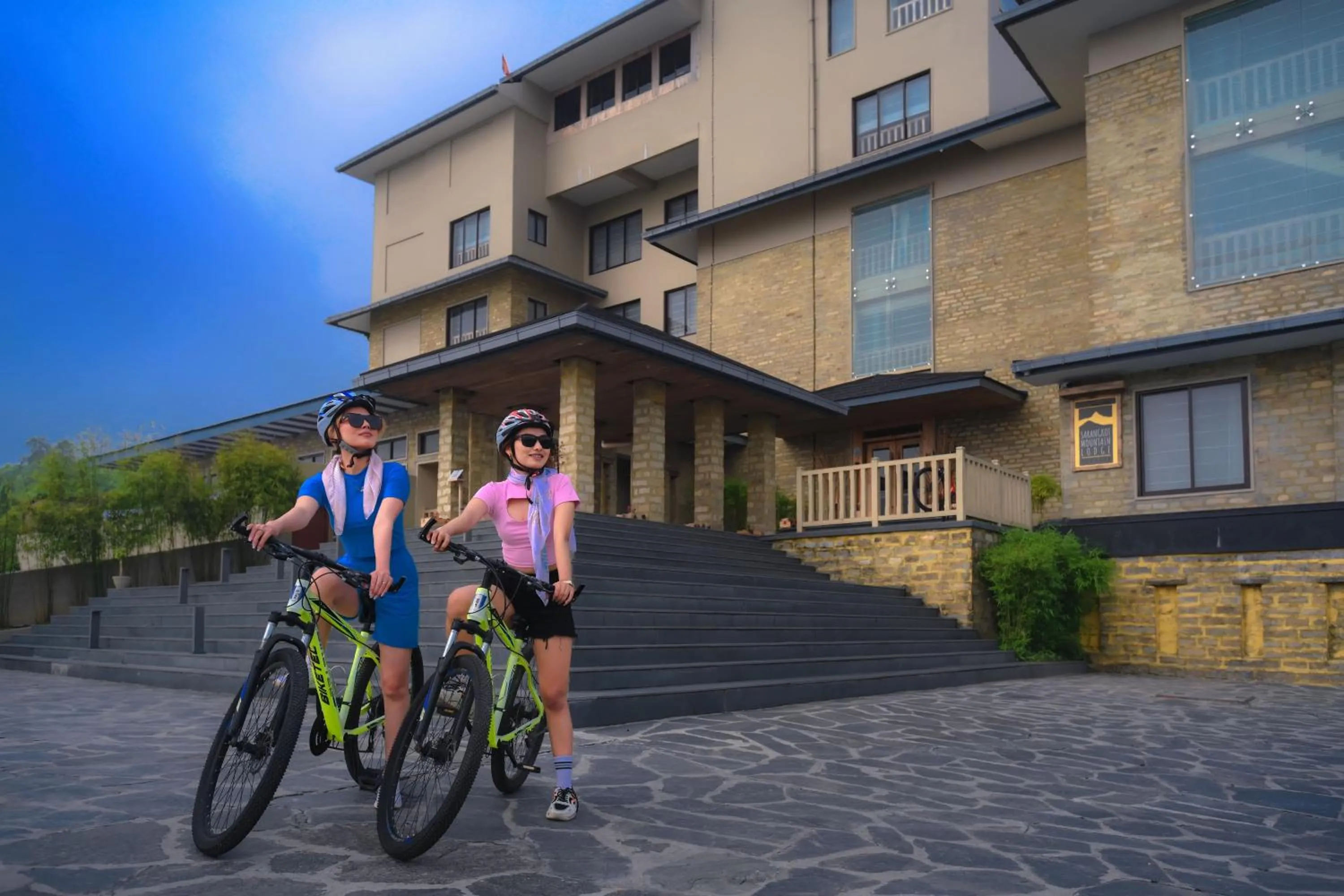 Cycling in Sarangkot Mountain Lodge