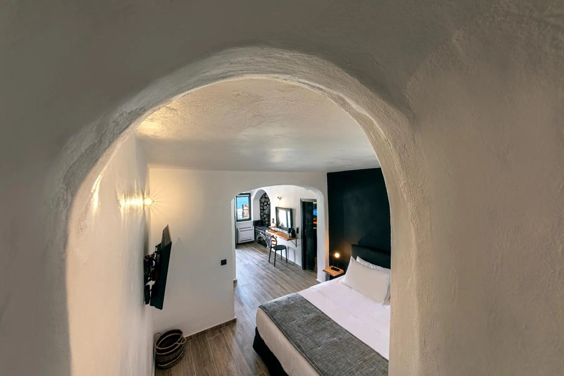 Photo of the whole room, Bed in Pearl of Caldera Oia - Boutique Hotel by Pearl Hotel Collection