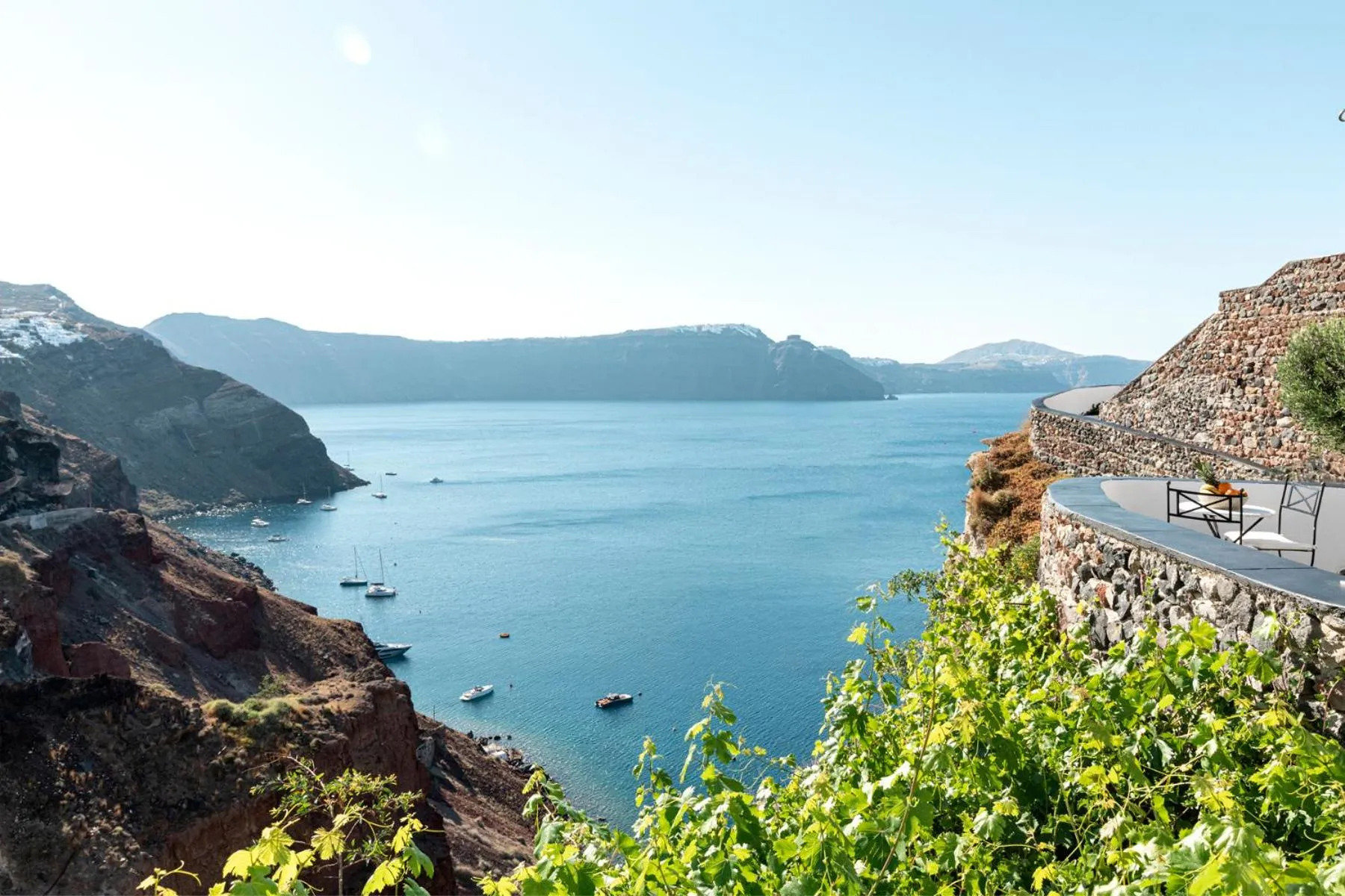 View (from property/room) in Pearl of Caldera Oia - Boutique Hotel by Pearl Hotel Collection