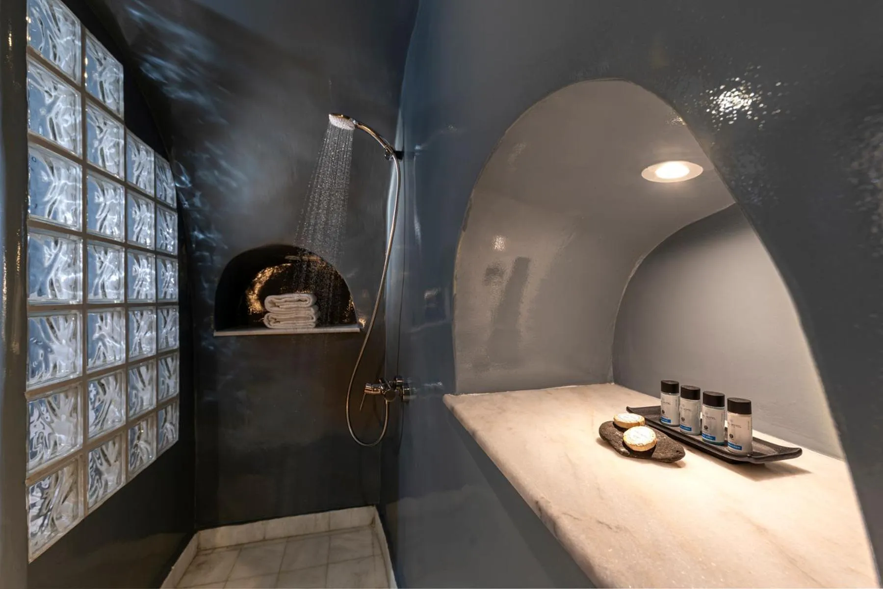 Bathroom in Pearl of Caldera Oia - Boutique Hotel by Pearl Hotel Collection