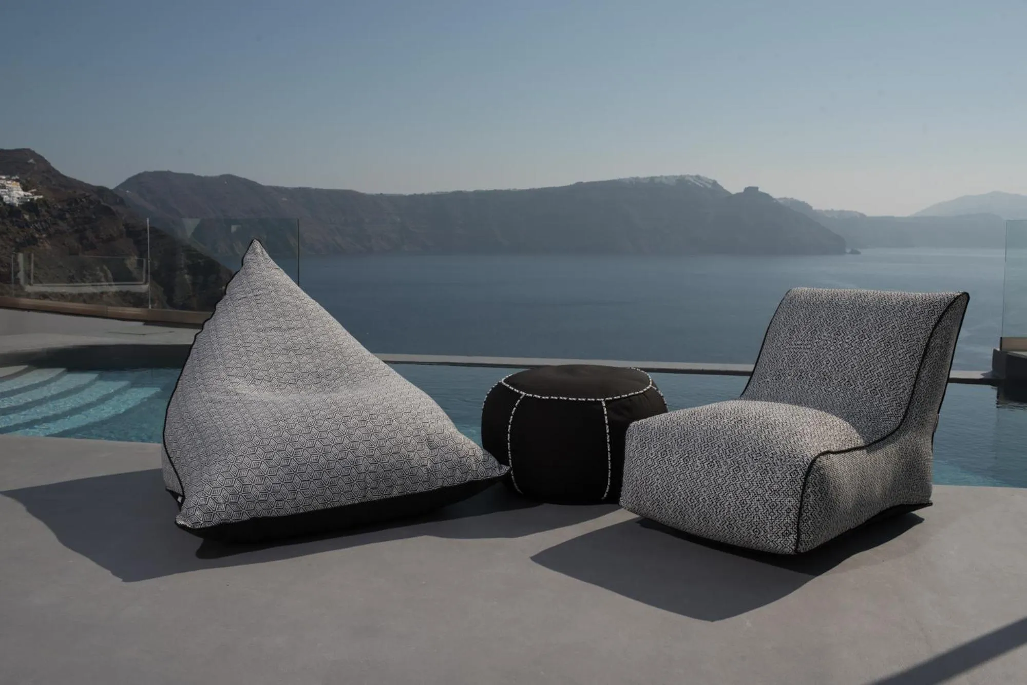 Balcony/Terrace in Pearl of Caldera Oia - Boutique Hotel by Pearl Hotel Collection