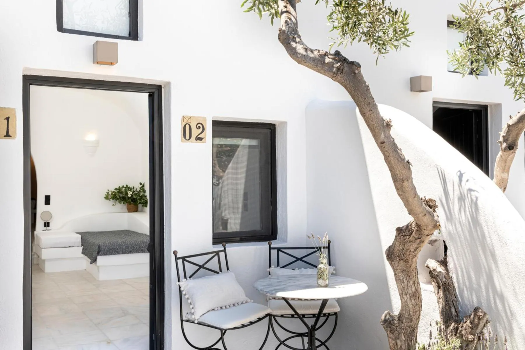 Balcony/Terrace in Pearl of Caldera Oia - Boutique Hotel by Pearl Hotel Collection