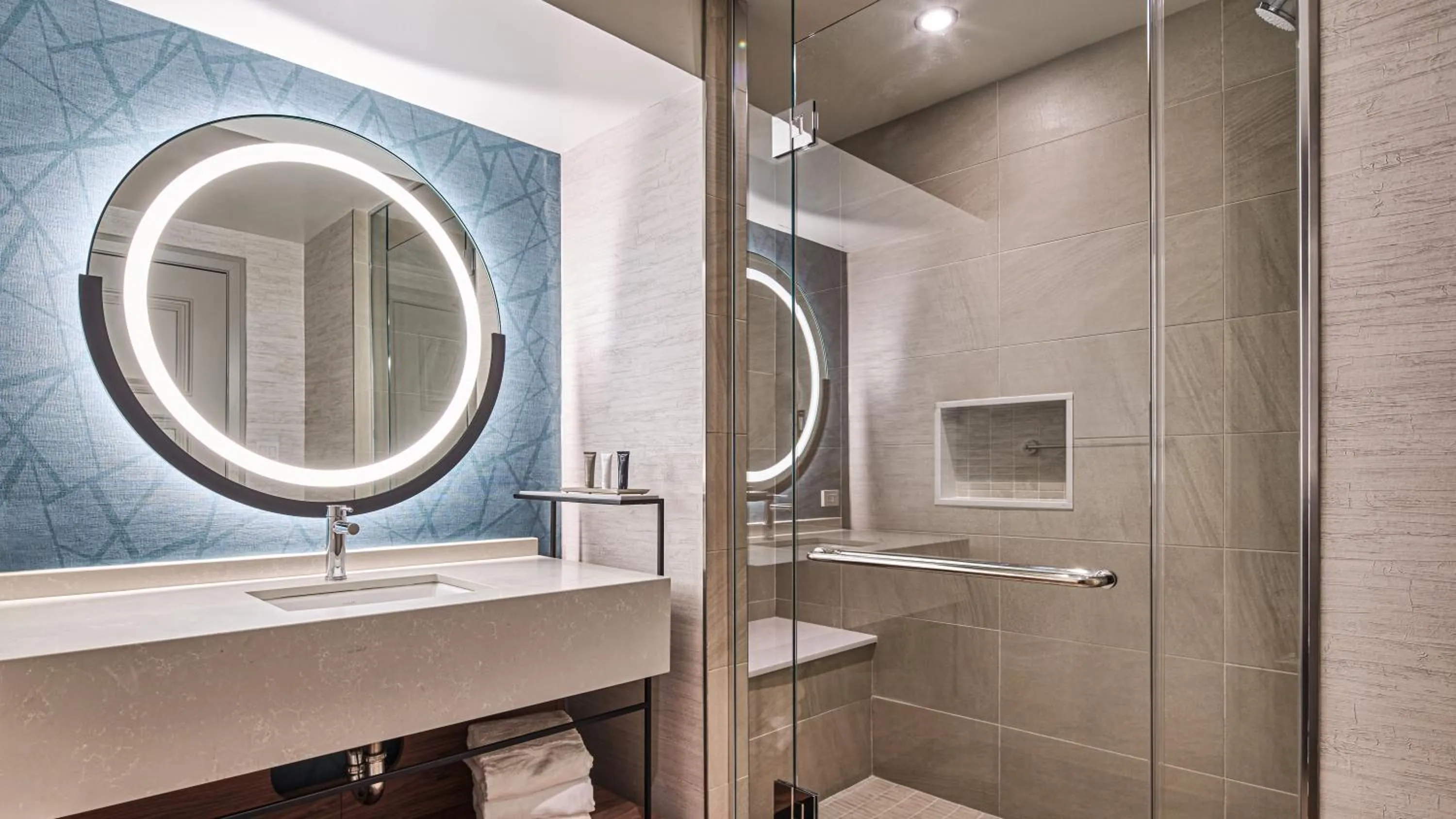 Bathroom in Harrah's Resort Atlantic City, A Caesars Destination