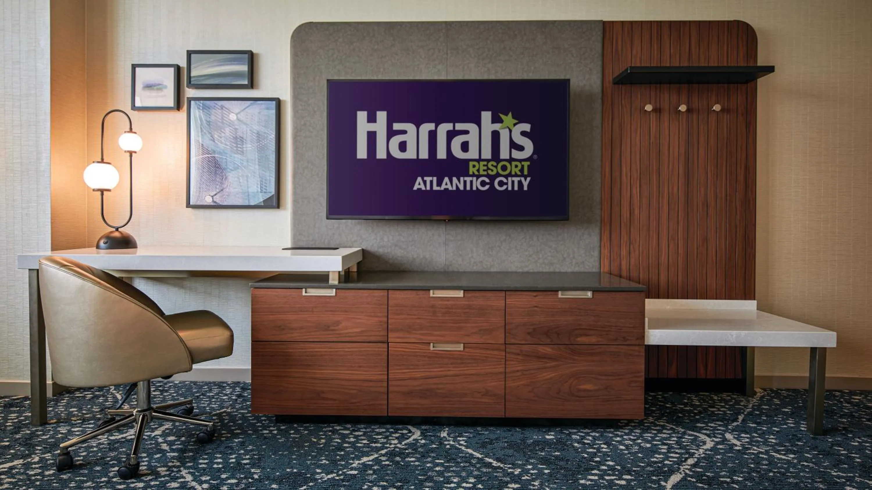 TV and multimedia in Harrah's Resort Atlantic City, A Caesars Destination