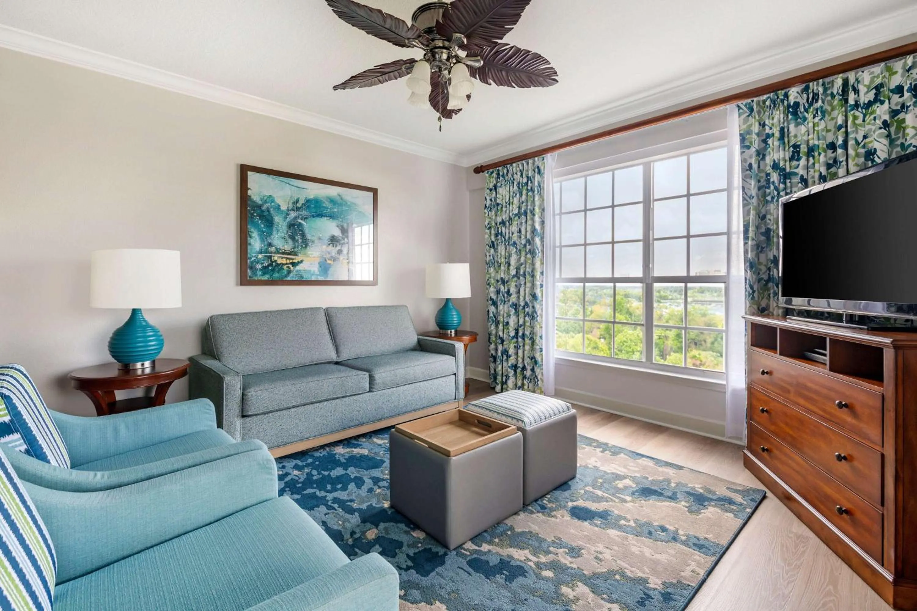 Living room in Hilton Vacation Club Grande Villas Orlando