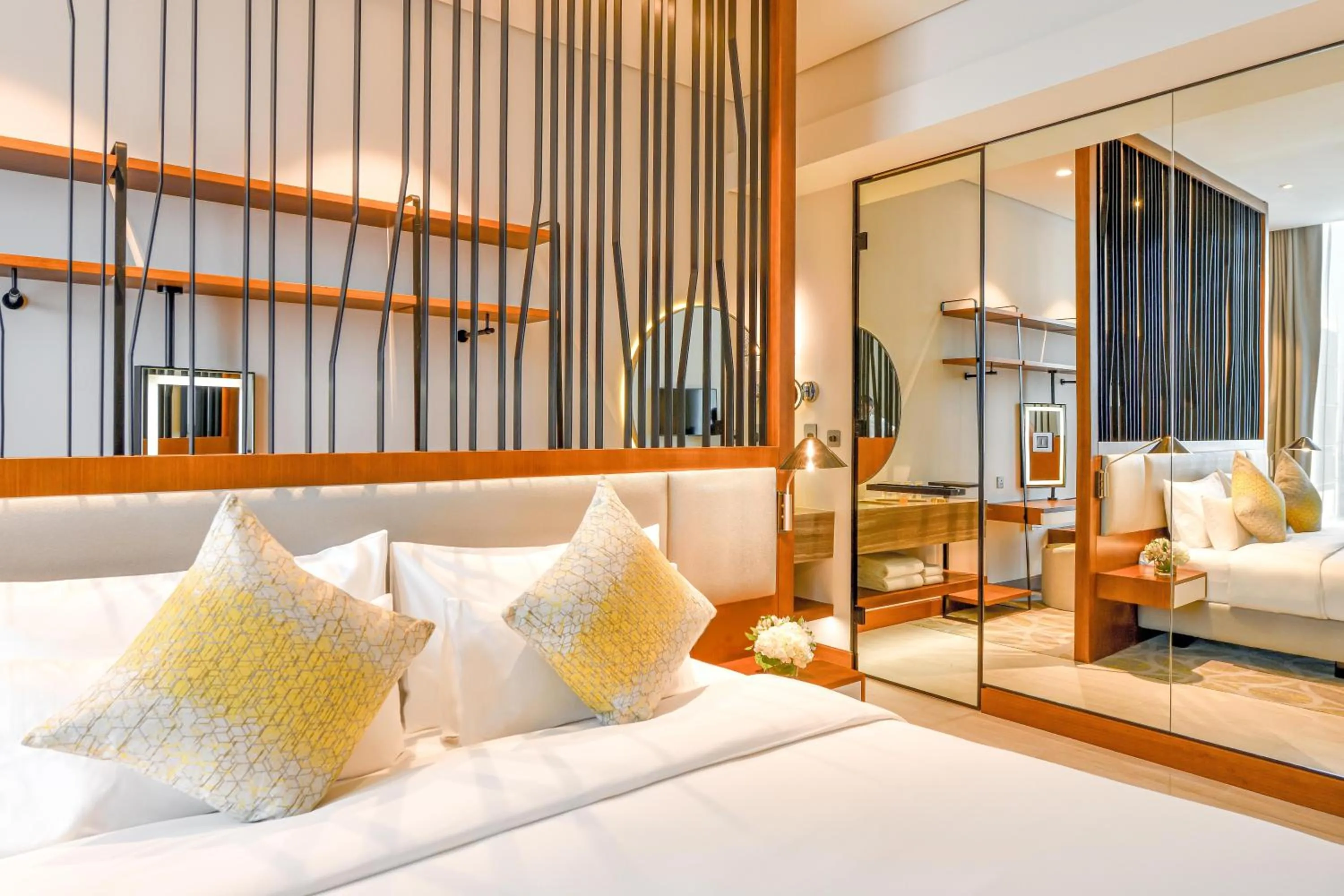 Bed in Grand Mercure Dubai City