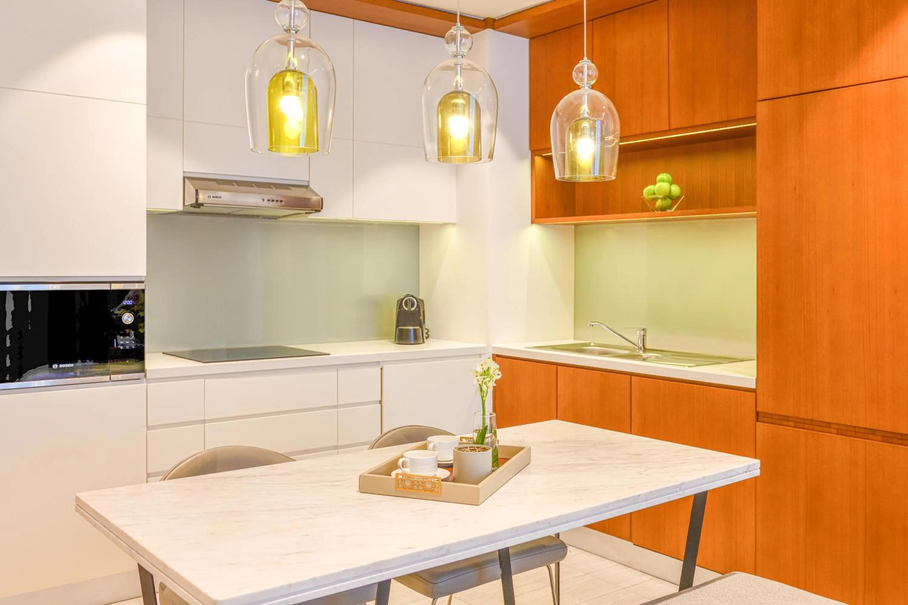 Kitchen or kitchenette in Grand Mercure Dubai City