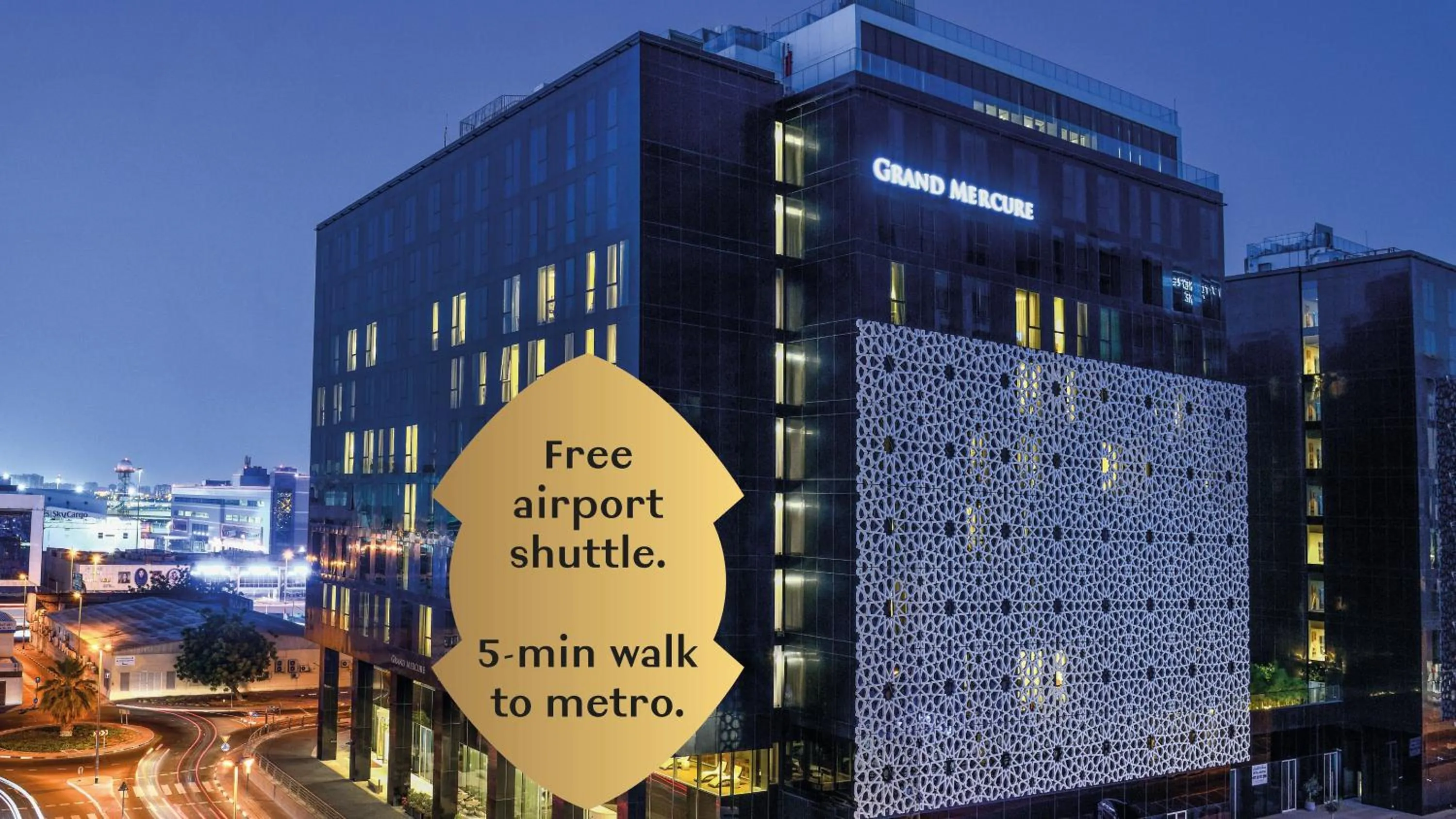 Property building in Grand Mercure Dubai City