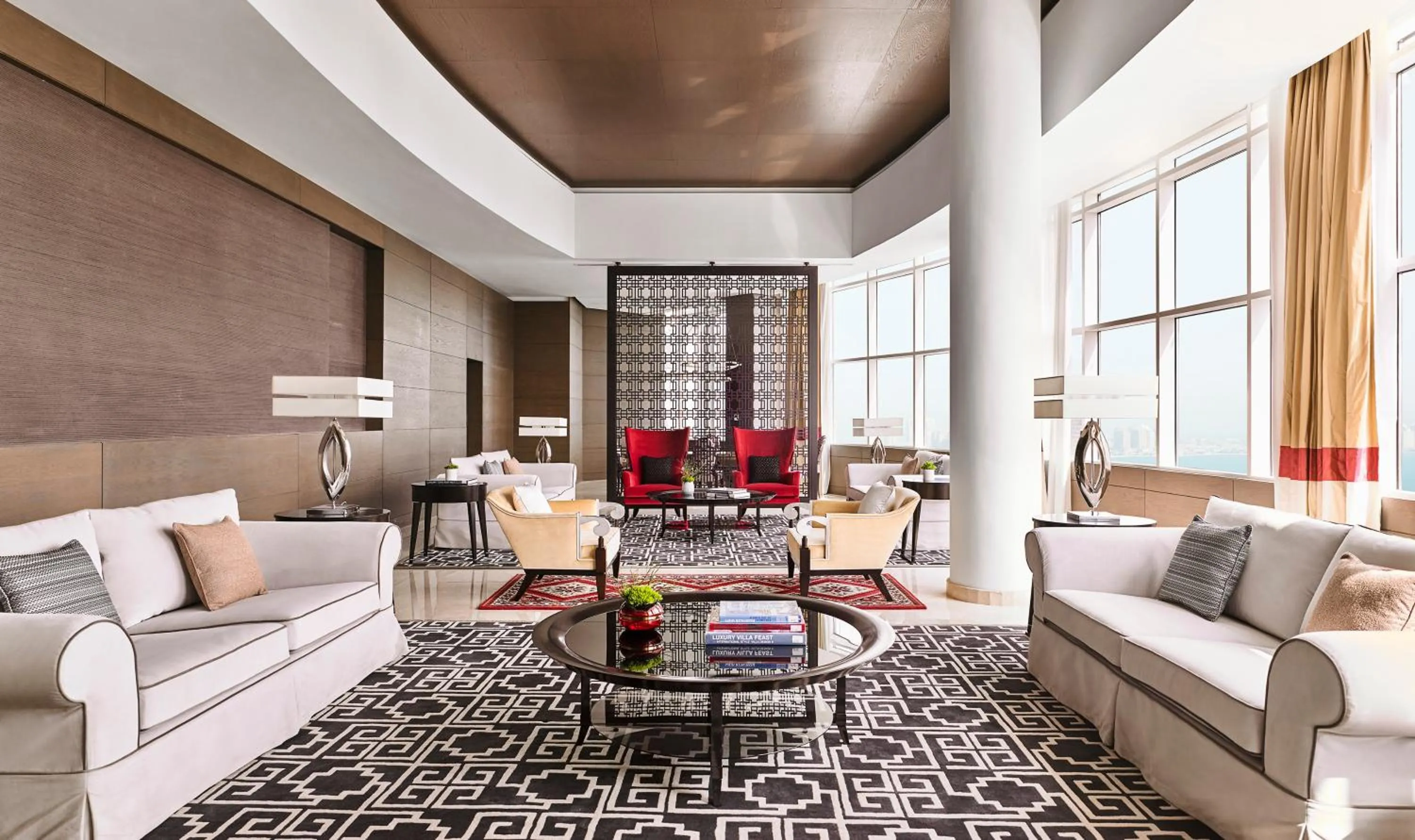 Living room in Pullman Doha West Bay