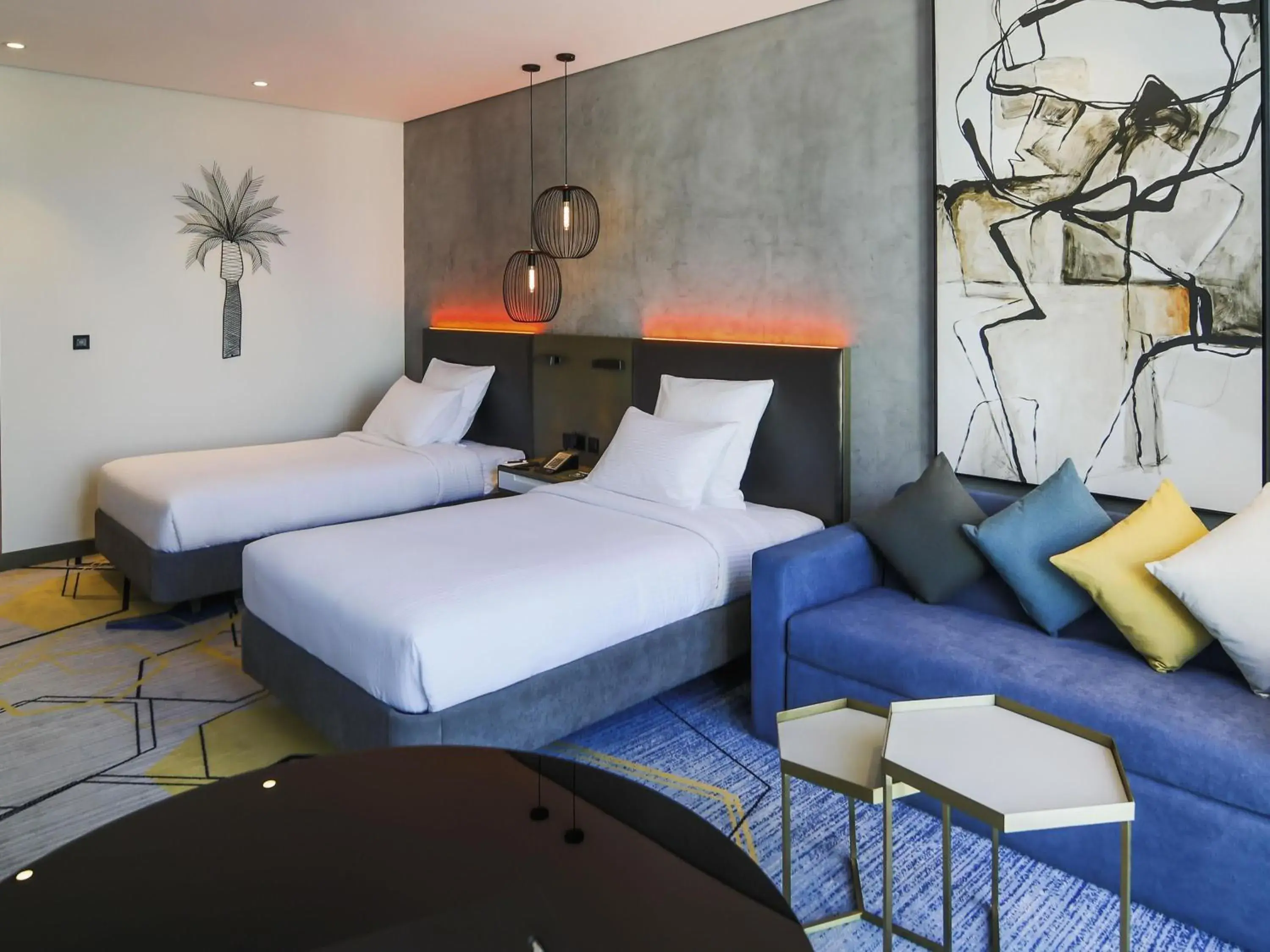 Deluxe Twin Room with Lagoon View in Pullman Sharjah Deluxe Twin Room with Lagoon View in Pullman Sharjah