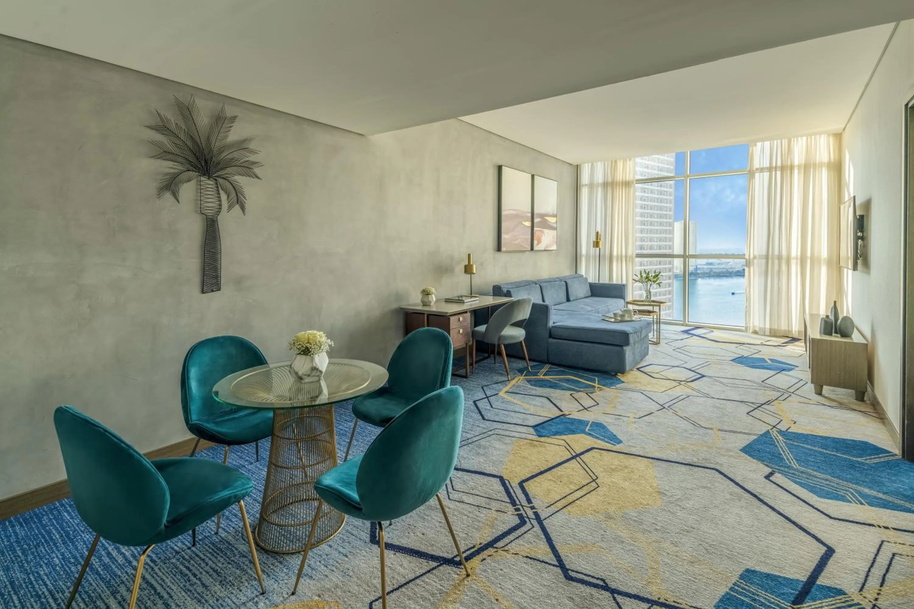 Living room in Pullman Sharjah