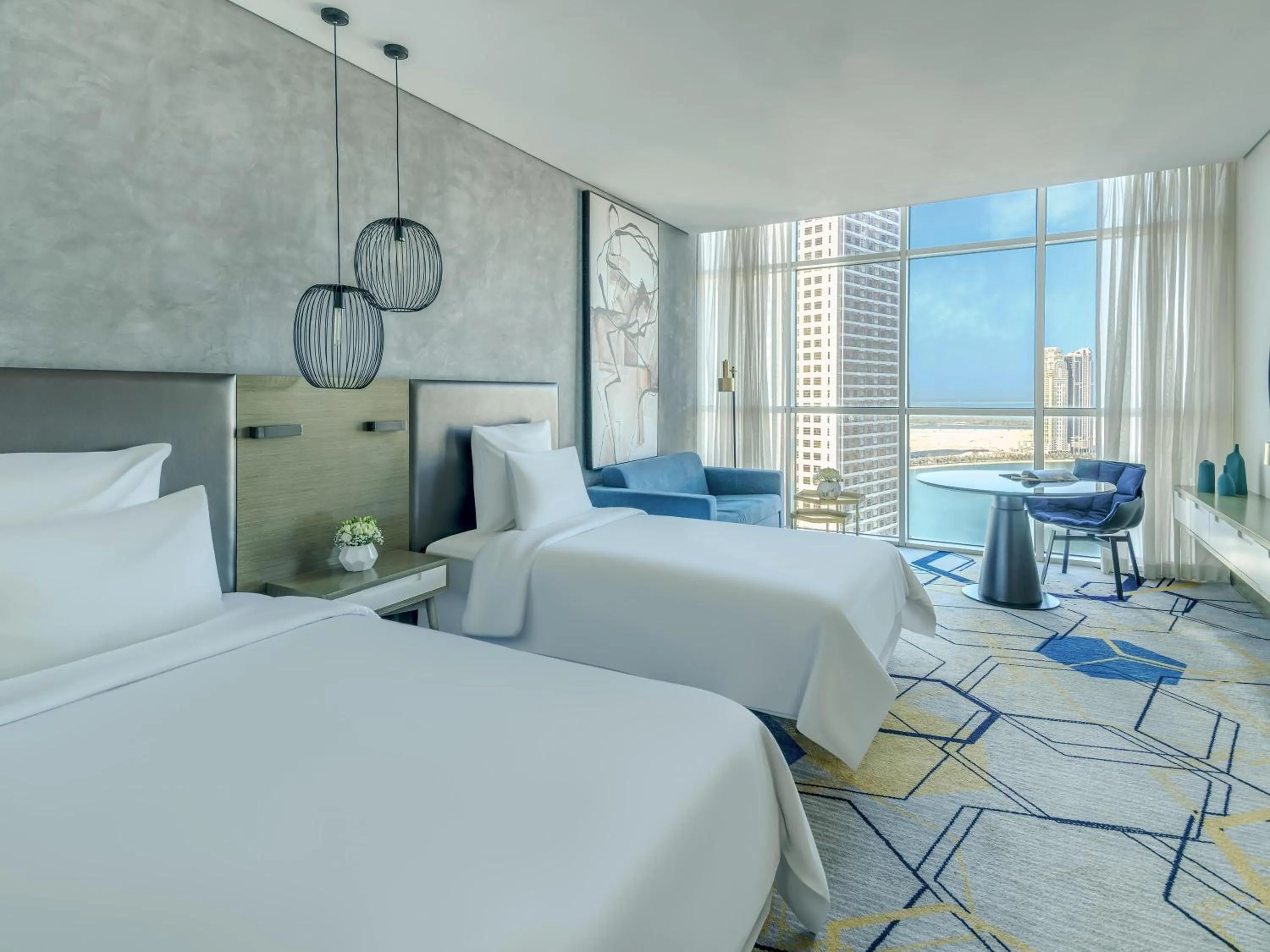 Bedroom, Bed in Pullman Sharjah