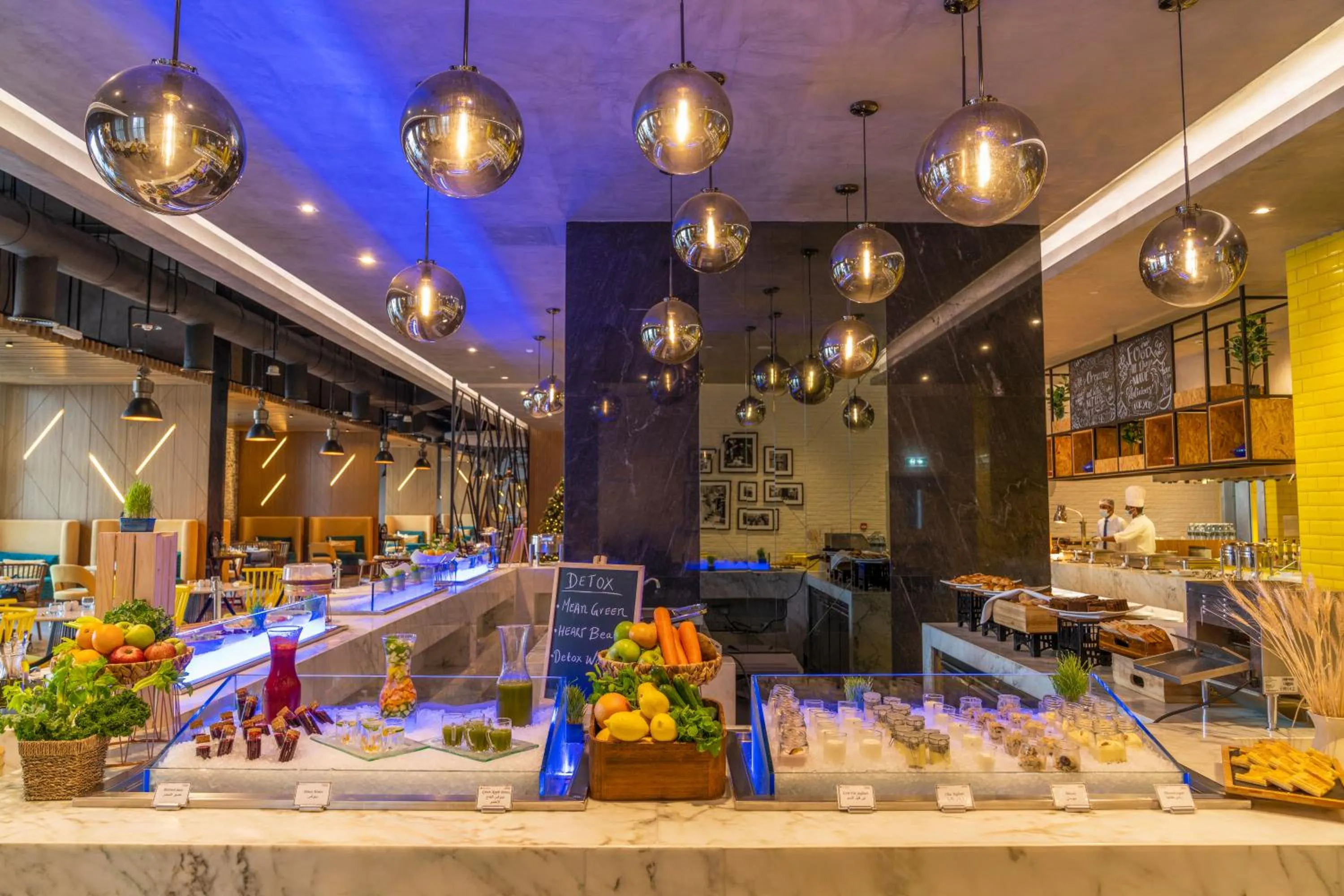 Buffet breakfast in Pullman Sharjah